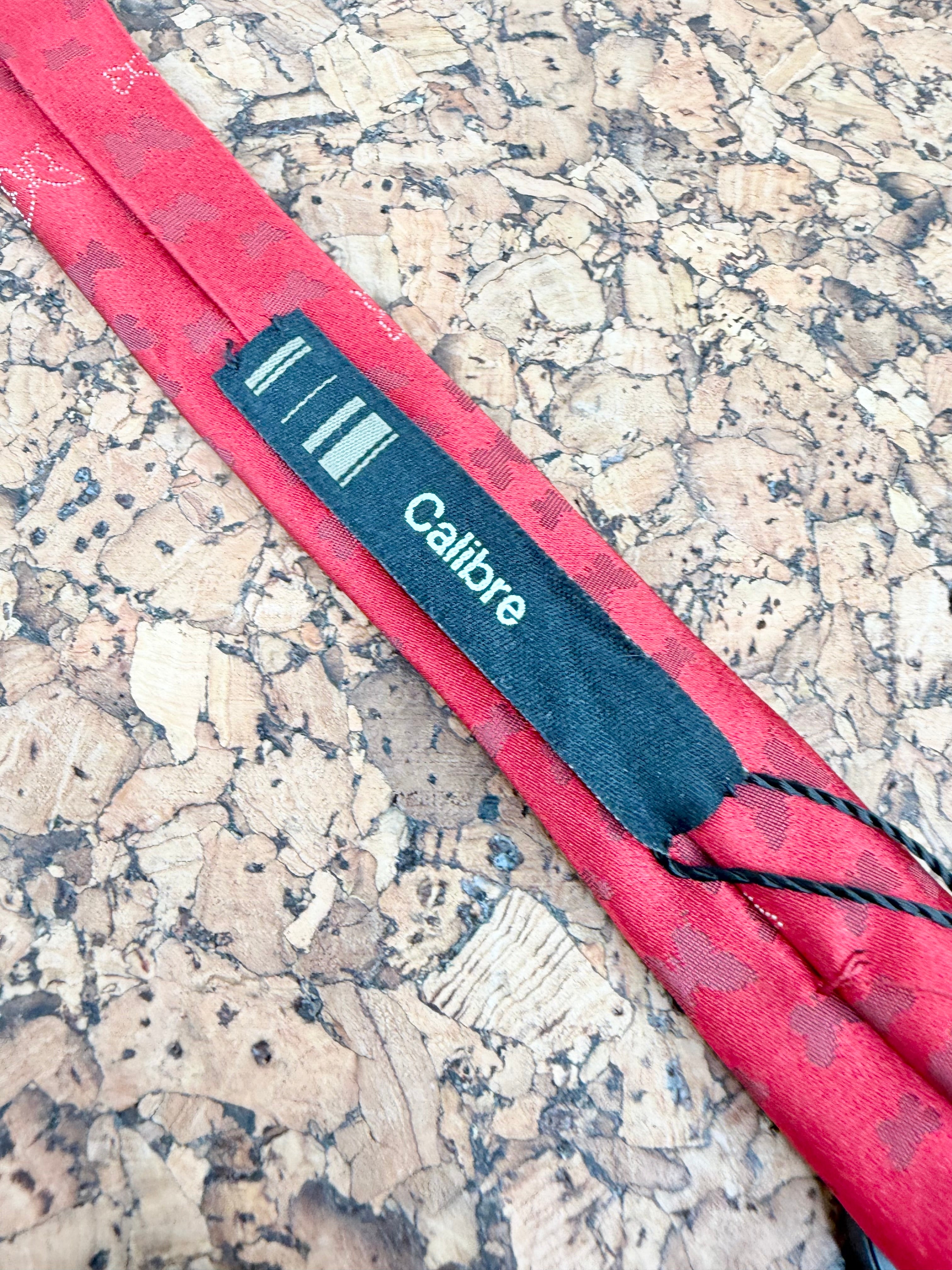 Calibre Red Butterfly Tie NWT