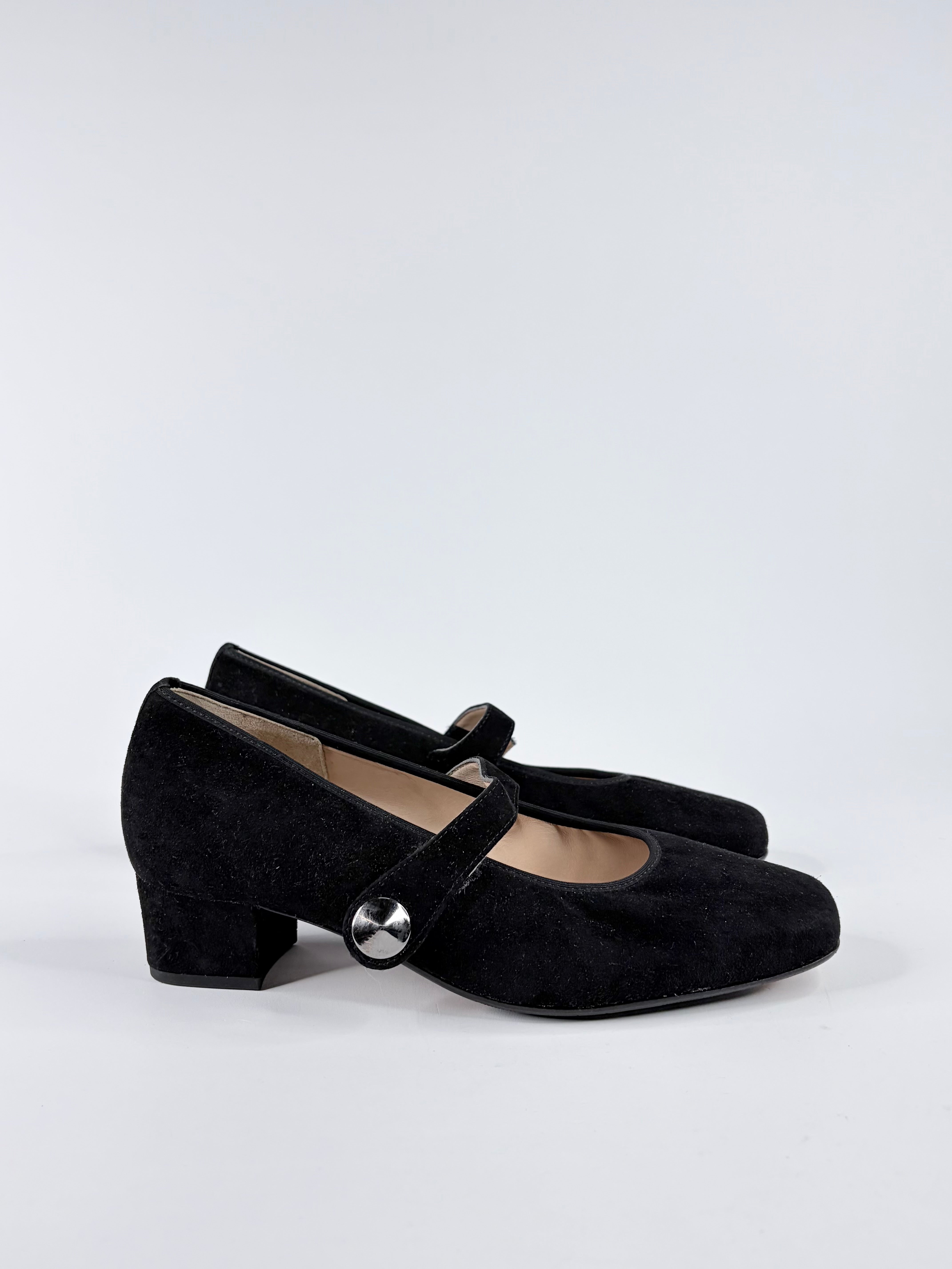 Hassia Black Suede Mary Jane’s - EU41