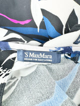 S'Max Mara Bold Floral Pattern Shift Dress - AU8/10