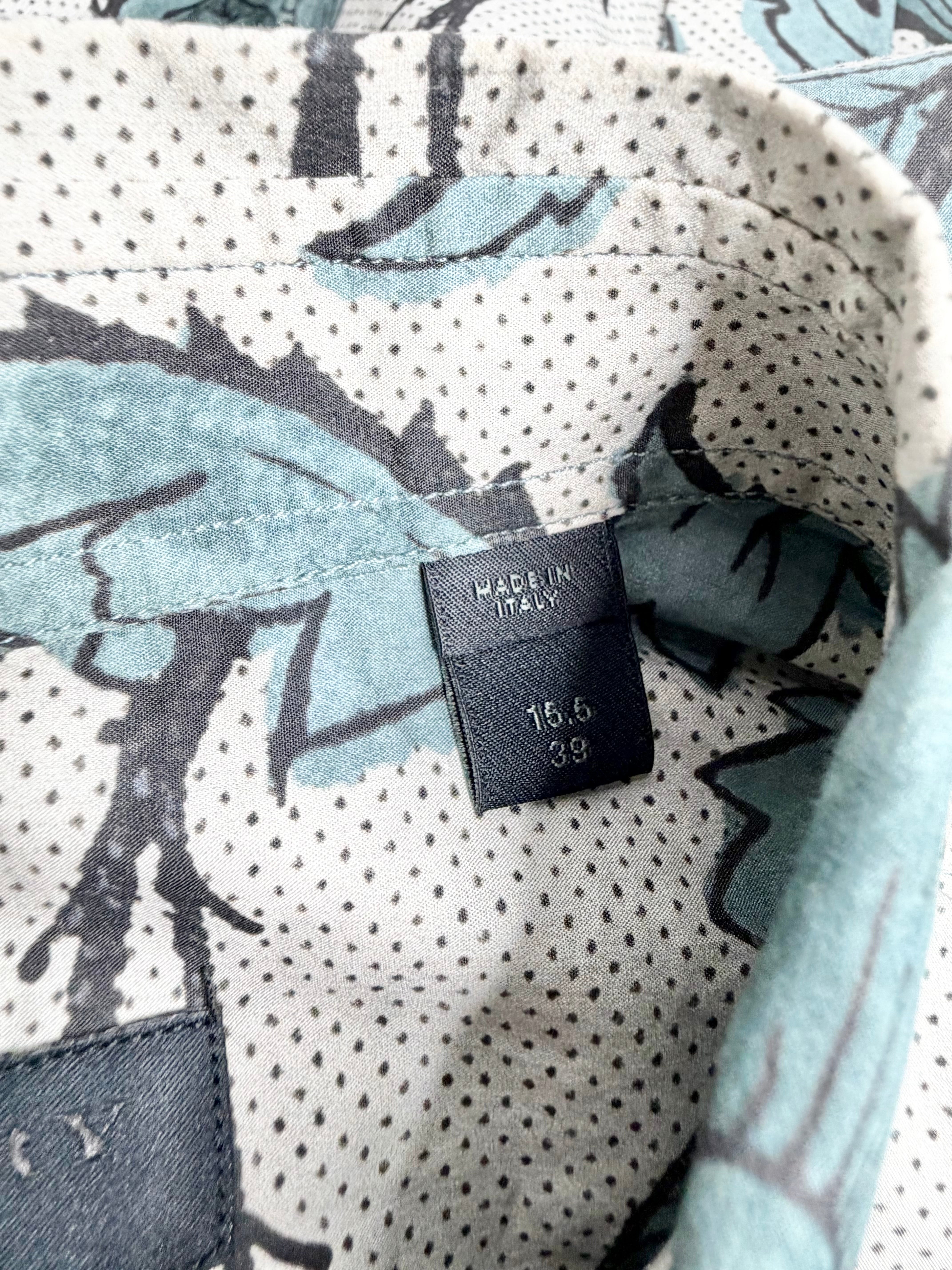 Burberry Block Printed Flower Shirt - 39