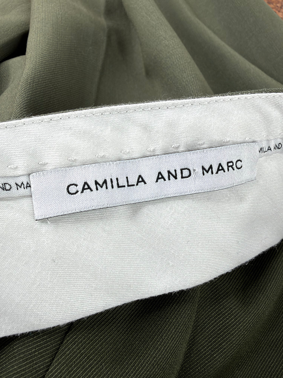 Camilla & Marc Willow Green 'Mateo' Tailored Slacks - AU12