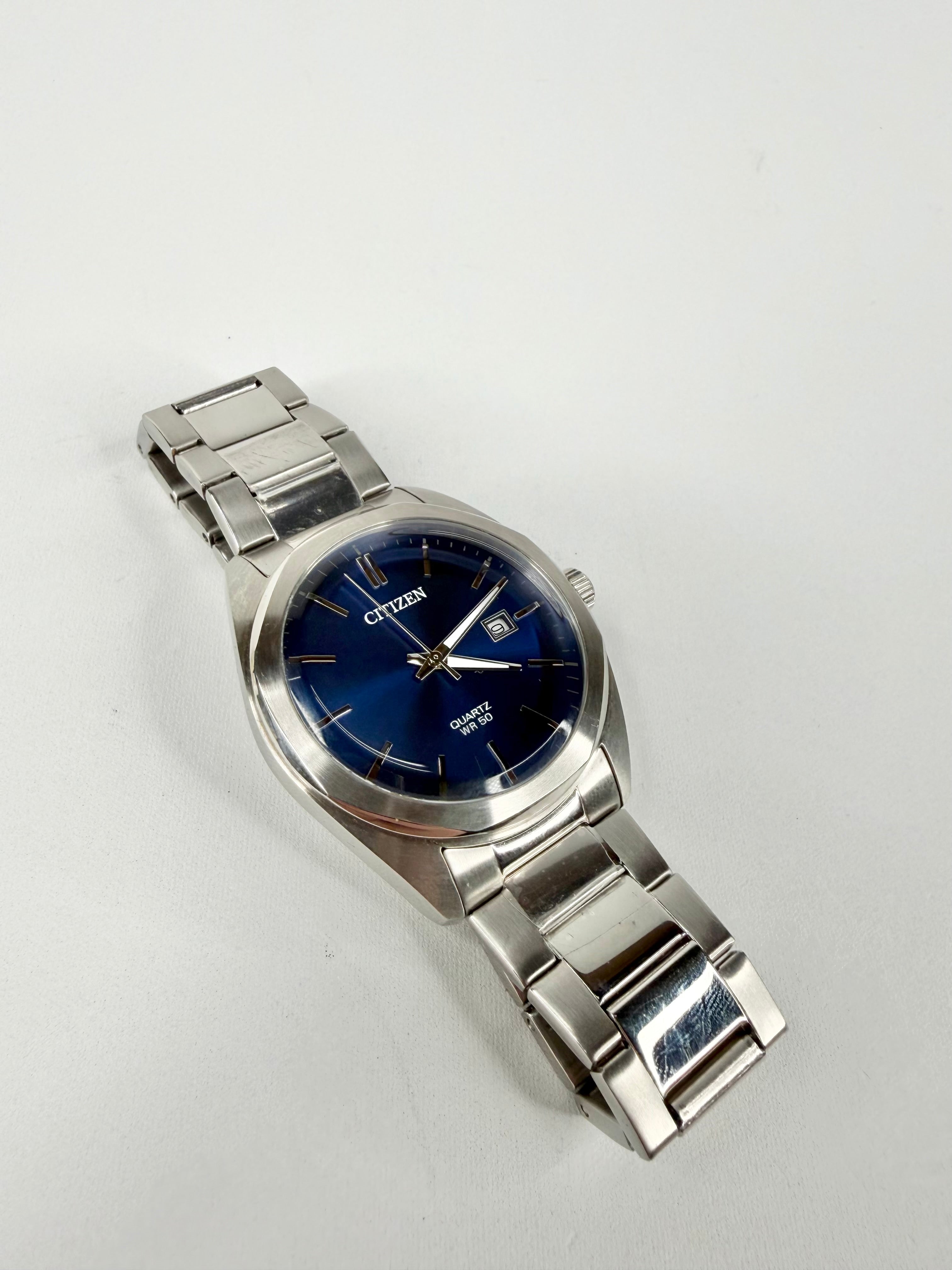 Citizen Diver 300M Blue Dial Silver Watch