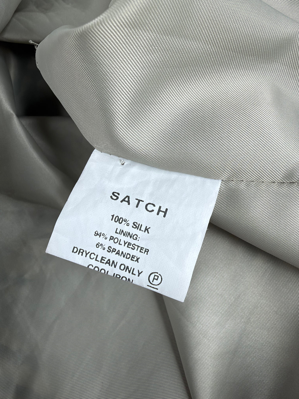 Satch Abstract Geoemetric Patterned Silk Dress - AU8/10