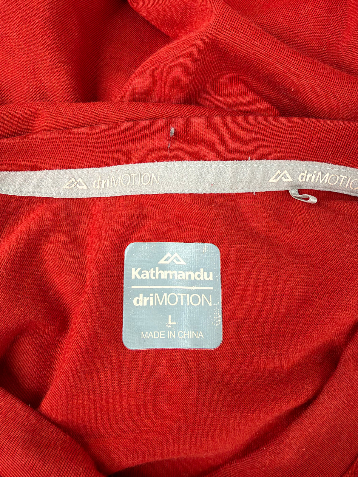 Kathmandu Red Dri-Motion Long Sleeve - L