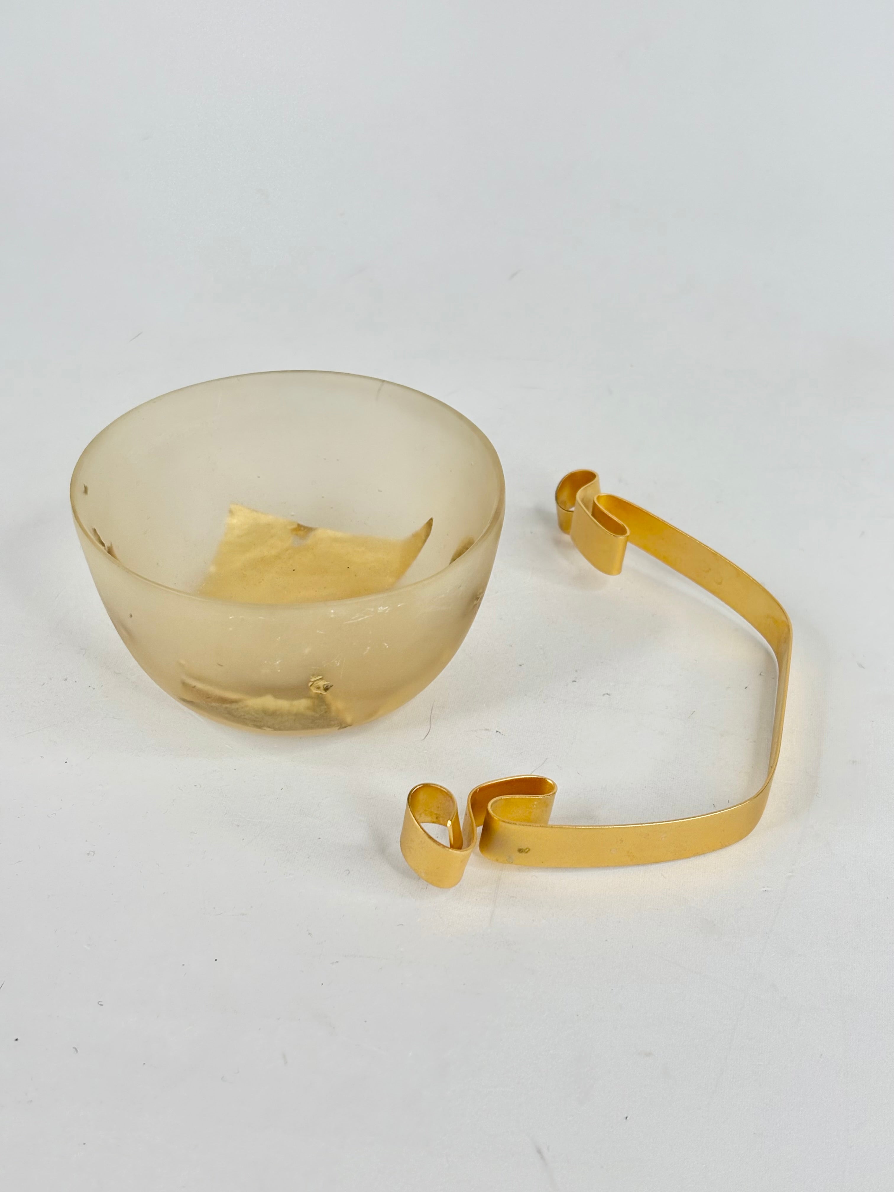 Martha Sturdy Canada Suspended Gold-Leaf Resin Bowl