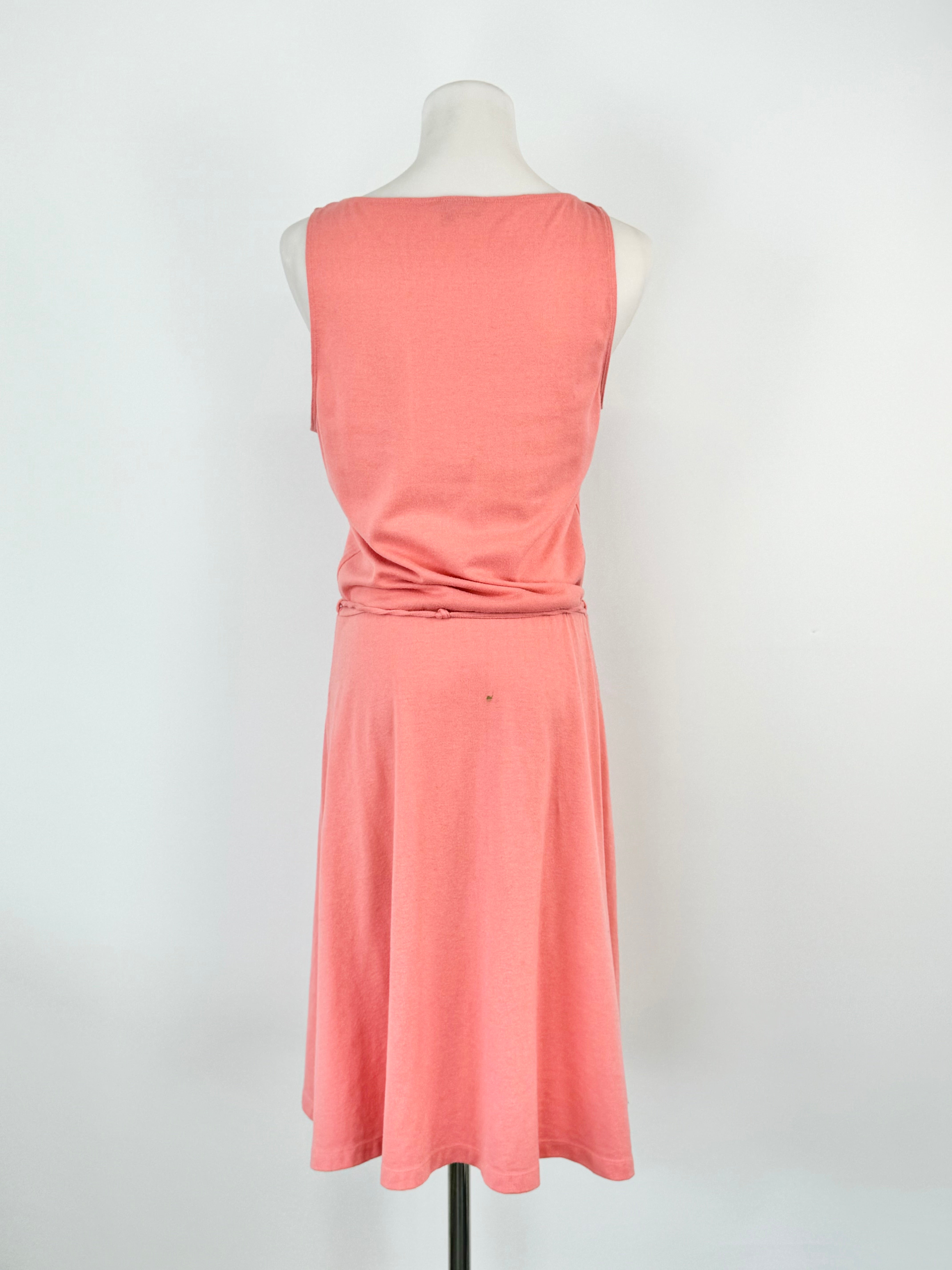 Vintage Zimmermann Salmon Pink Summer Dress - AU8/10