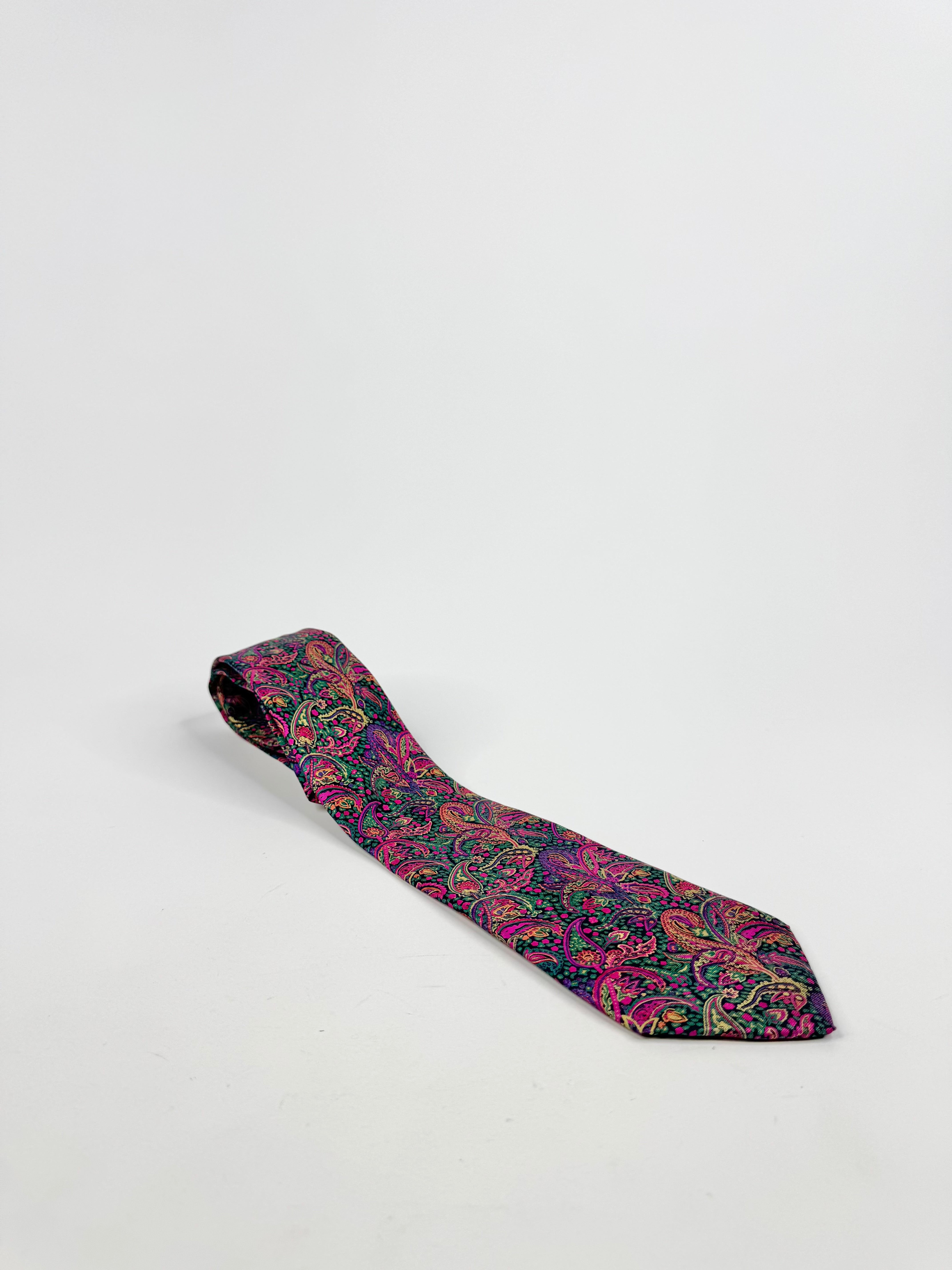 Christian Dior Paisley Print Tie