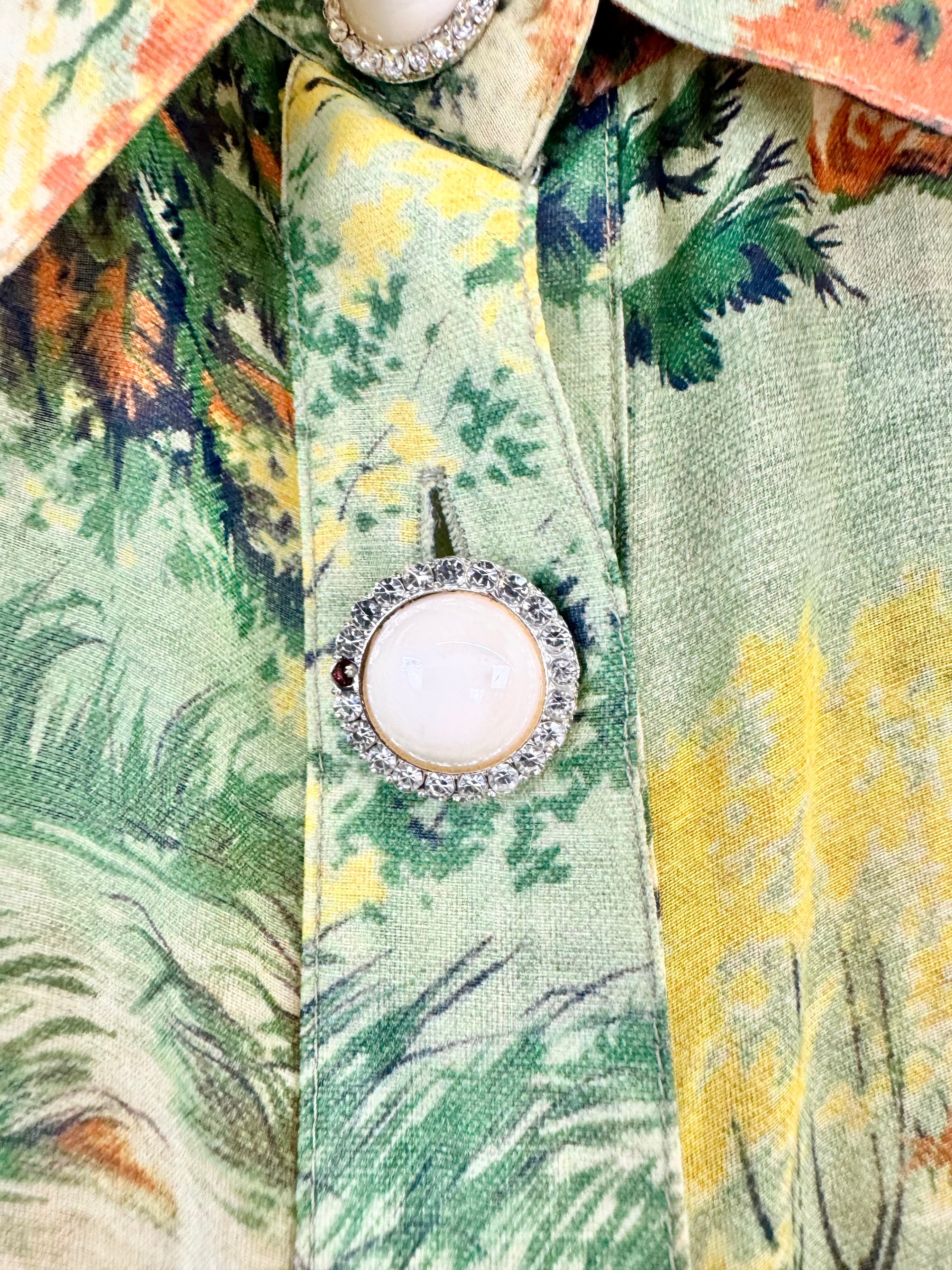 Alice McCall 'Strange Dreams' Silk Blend Shirt Dress - AU8