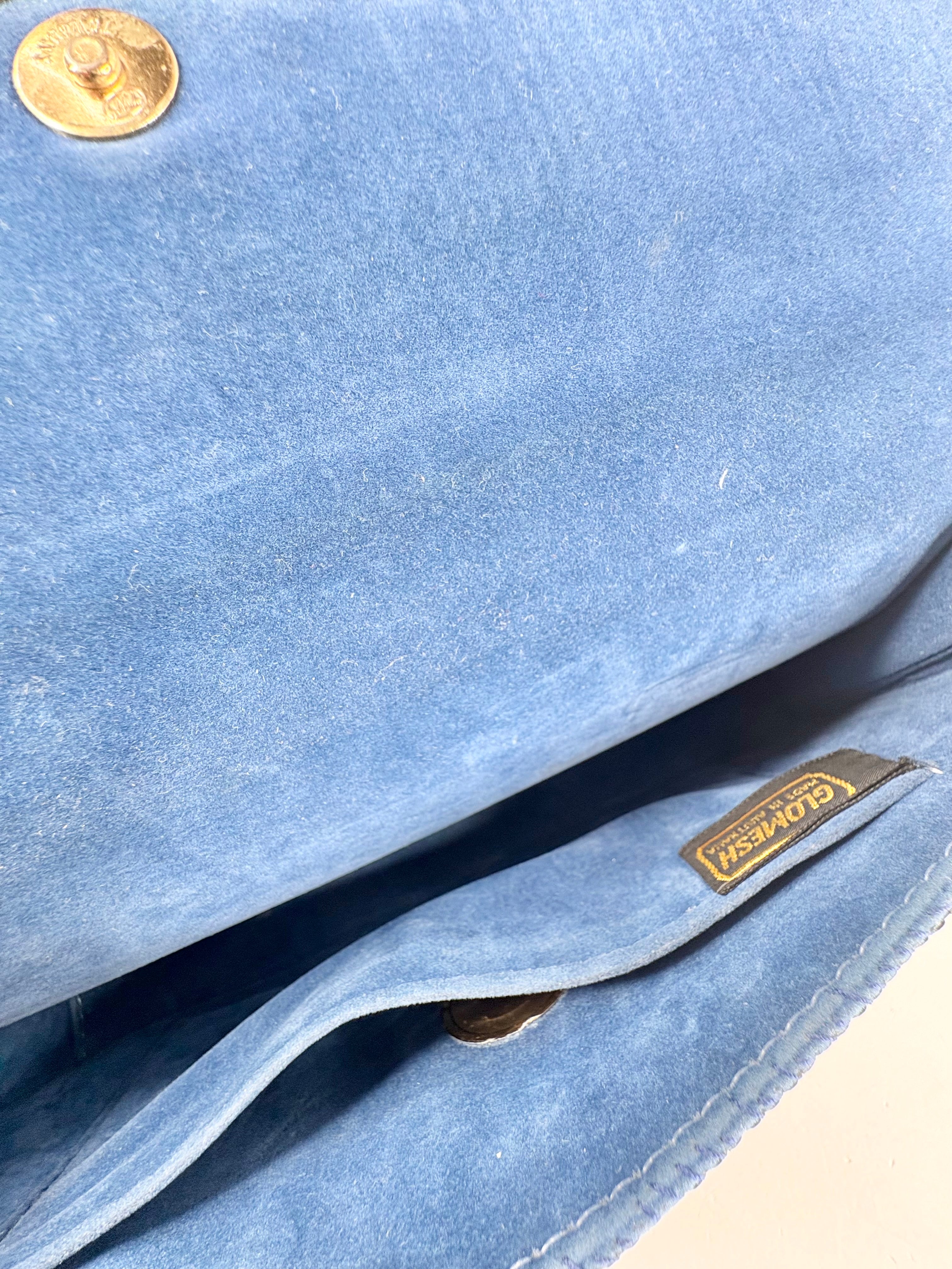 Vintage Glomesh Navy Clutch