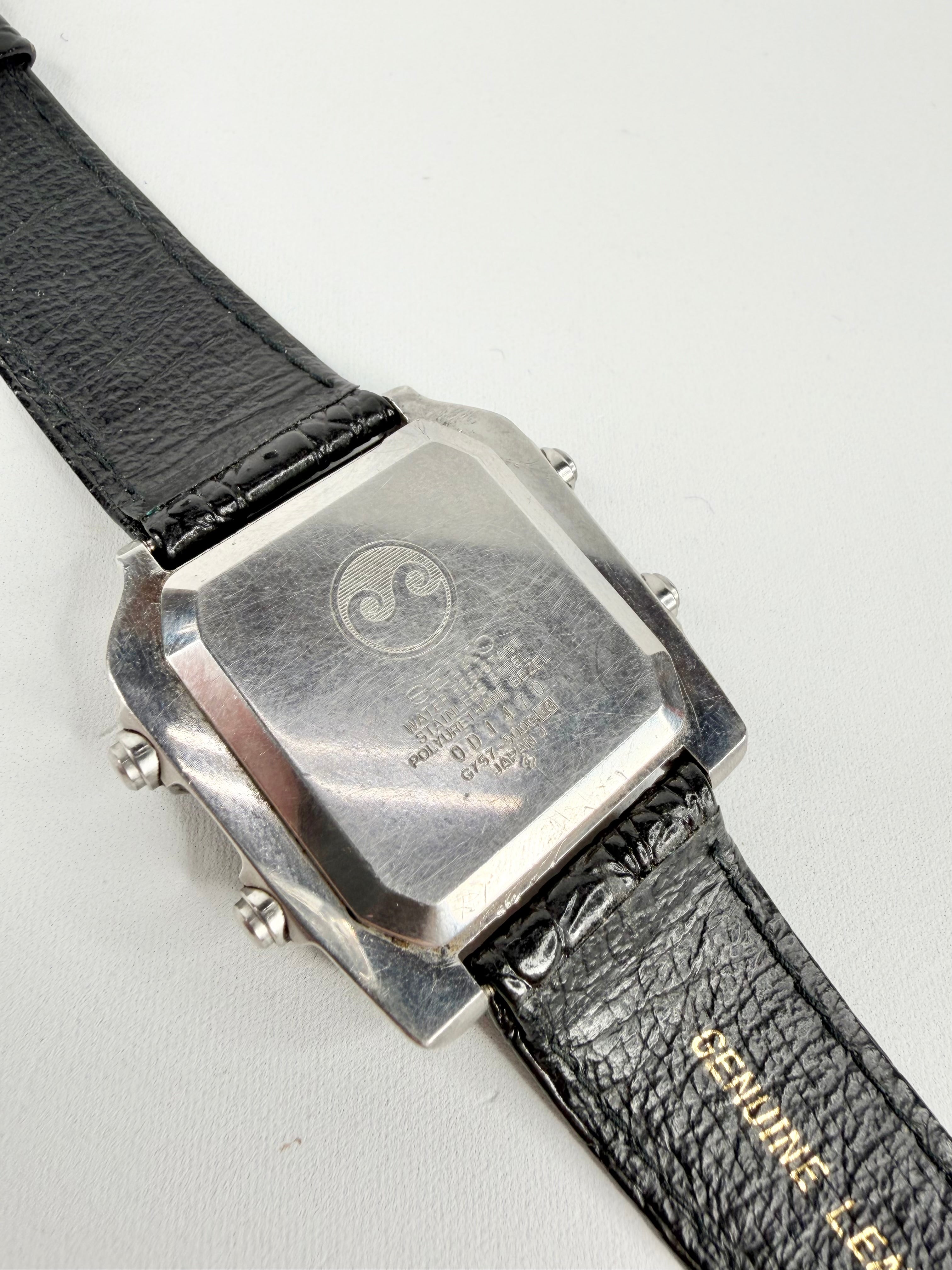 Vintage Seiko G757-500 Digital 'Silverwave' Watch