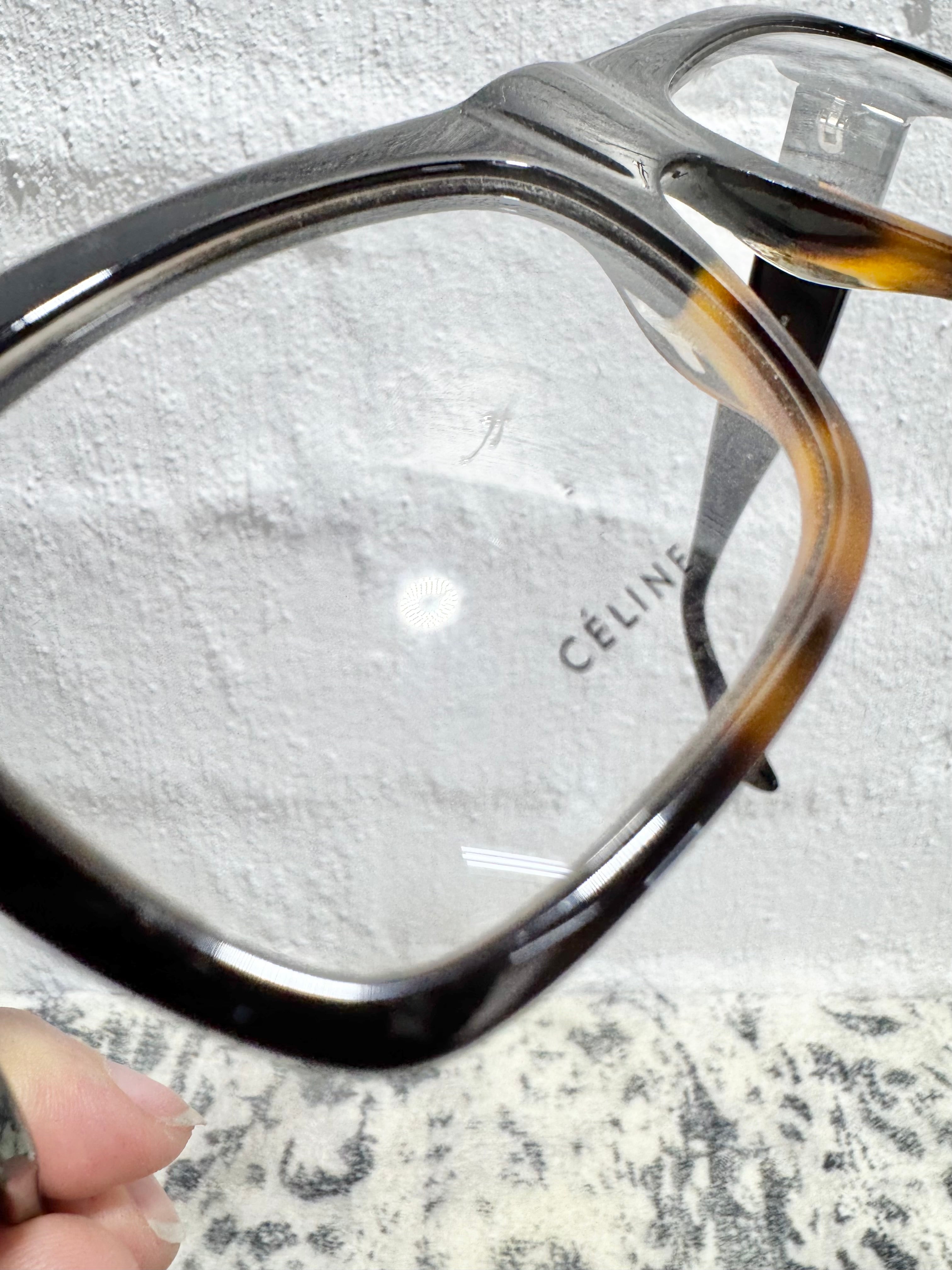 Céline Black and Tan Optical Glasses Frames