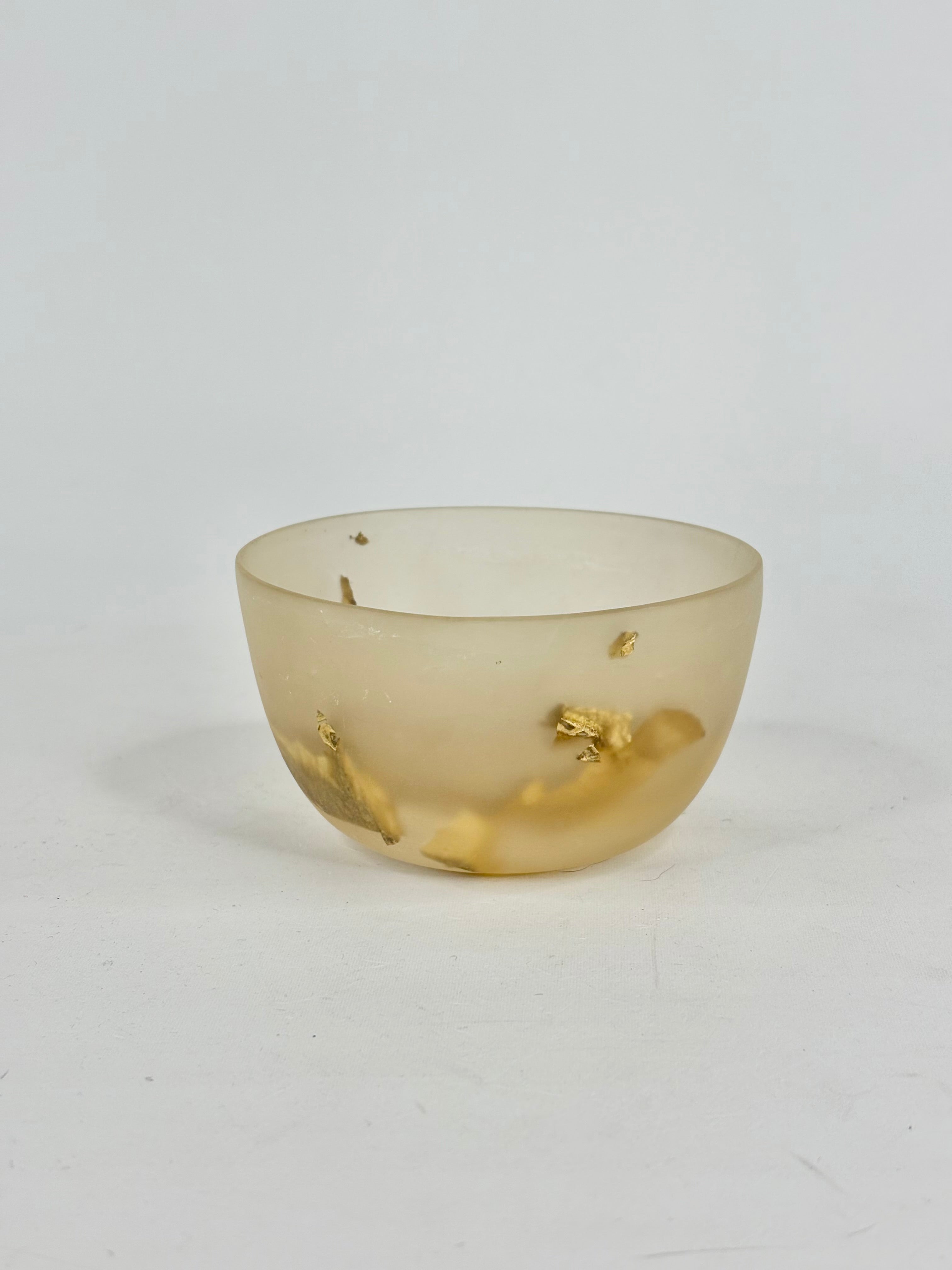 Martha Sturdy Canada Suspended Gold-Leaf Resin Bowl