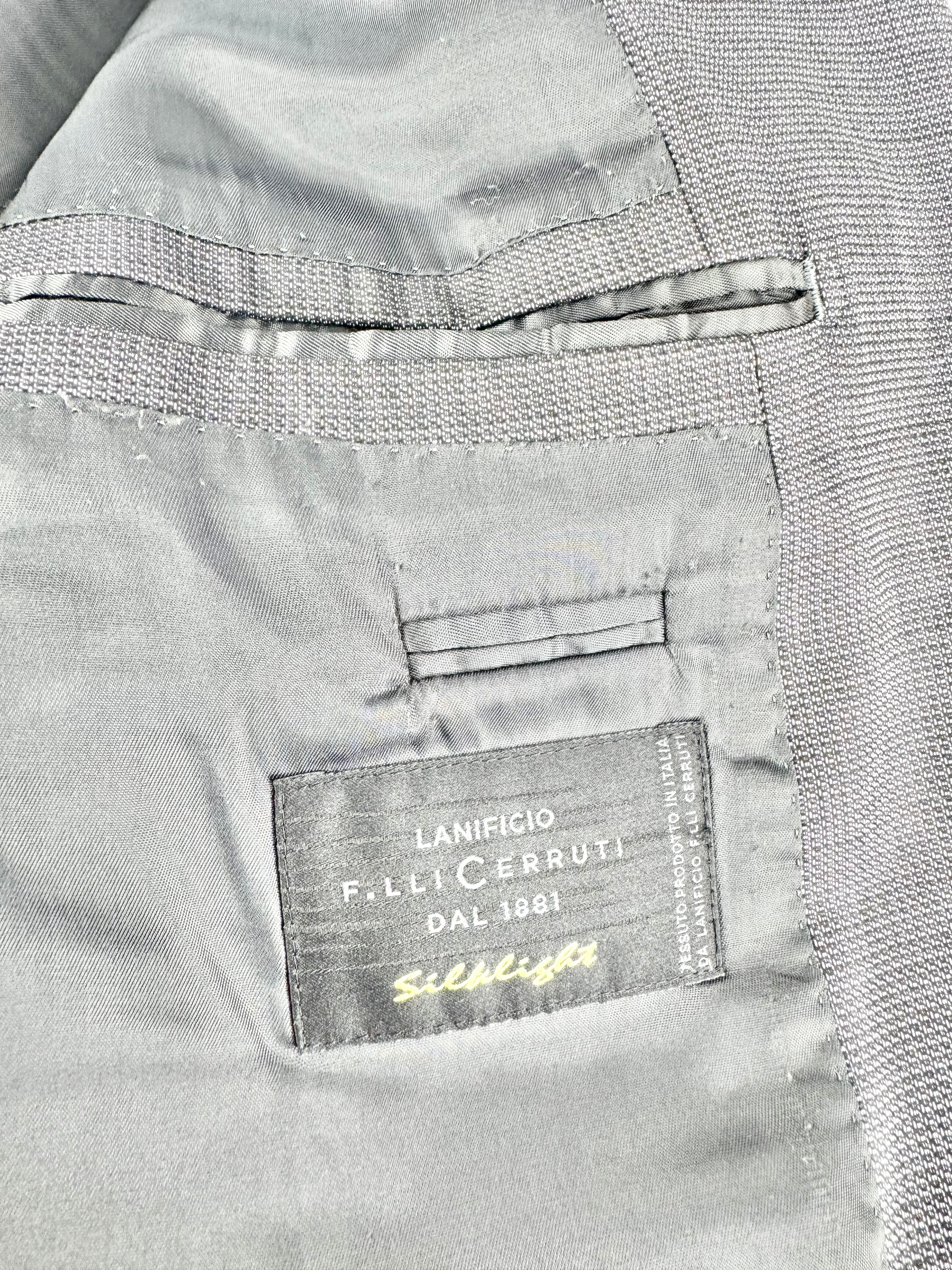 Lanificio F. LLi Cerruti Grey Silk & Wool Blend Suit - 54R