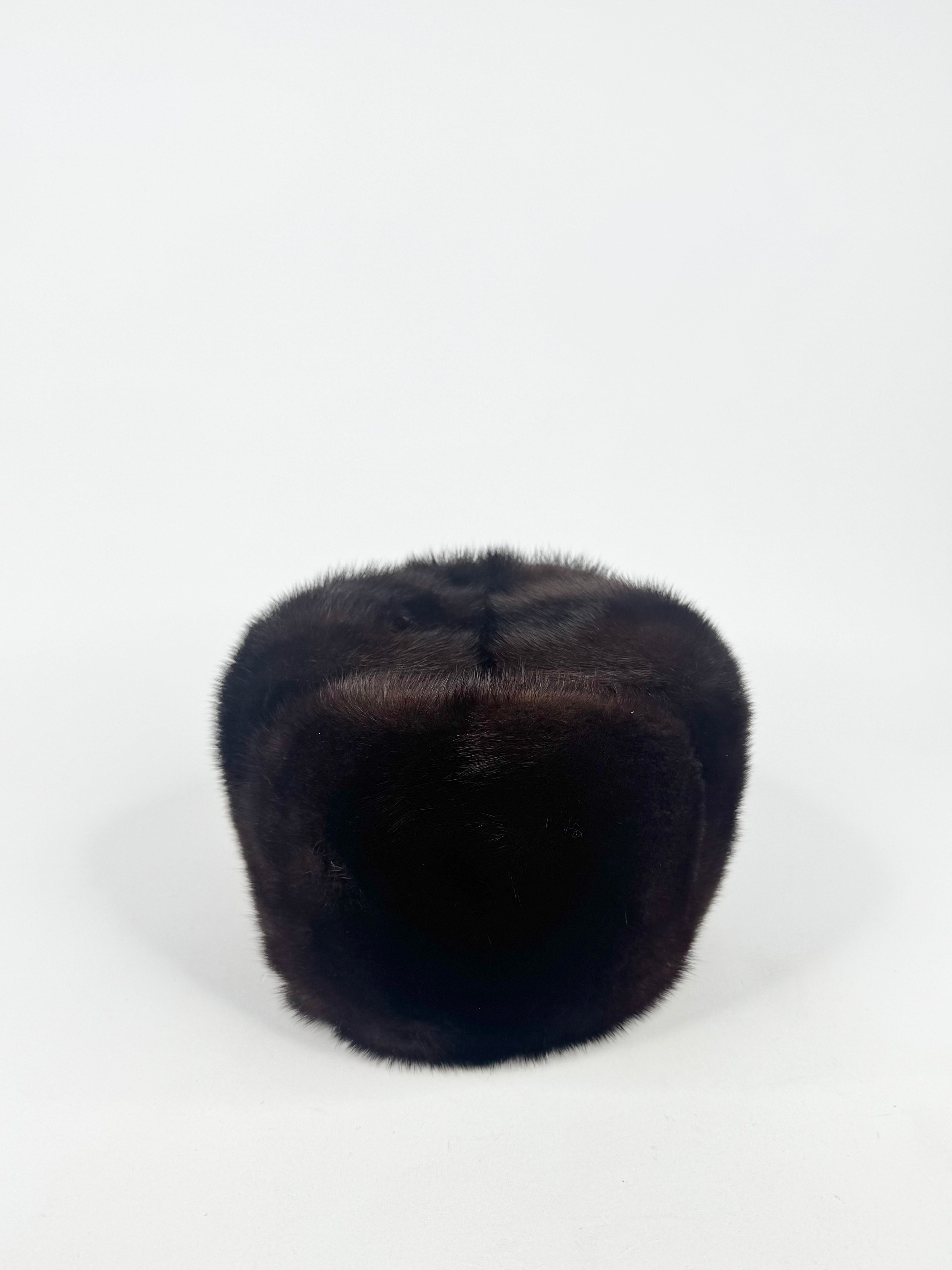 Vintage Brown Fur Hat