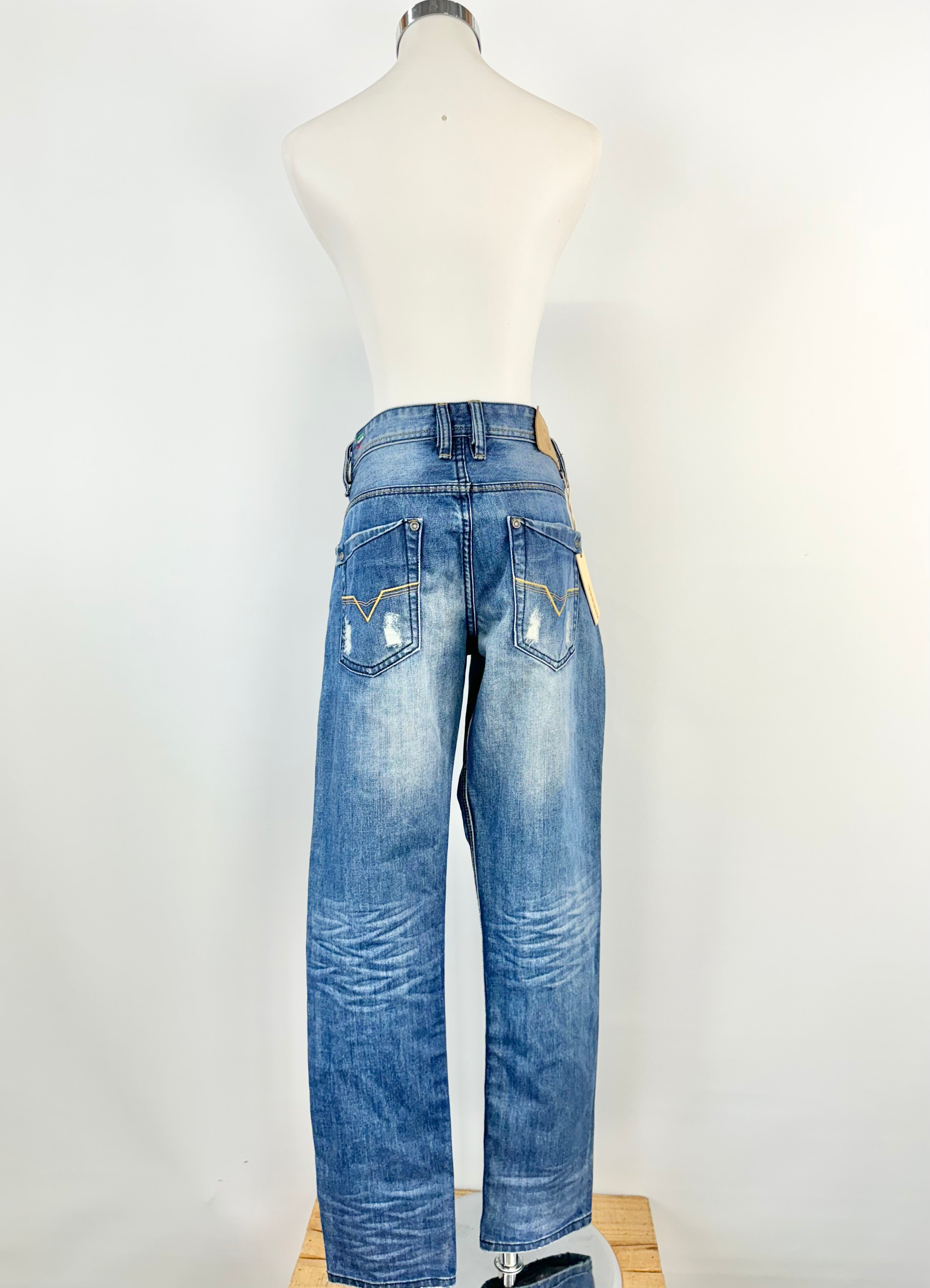 Diesel Blue Rip Skinny Jeans NWT - 32