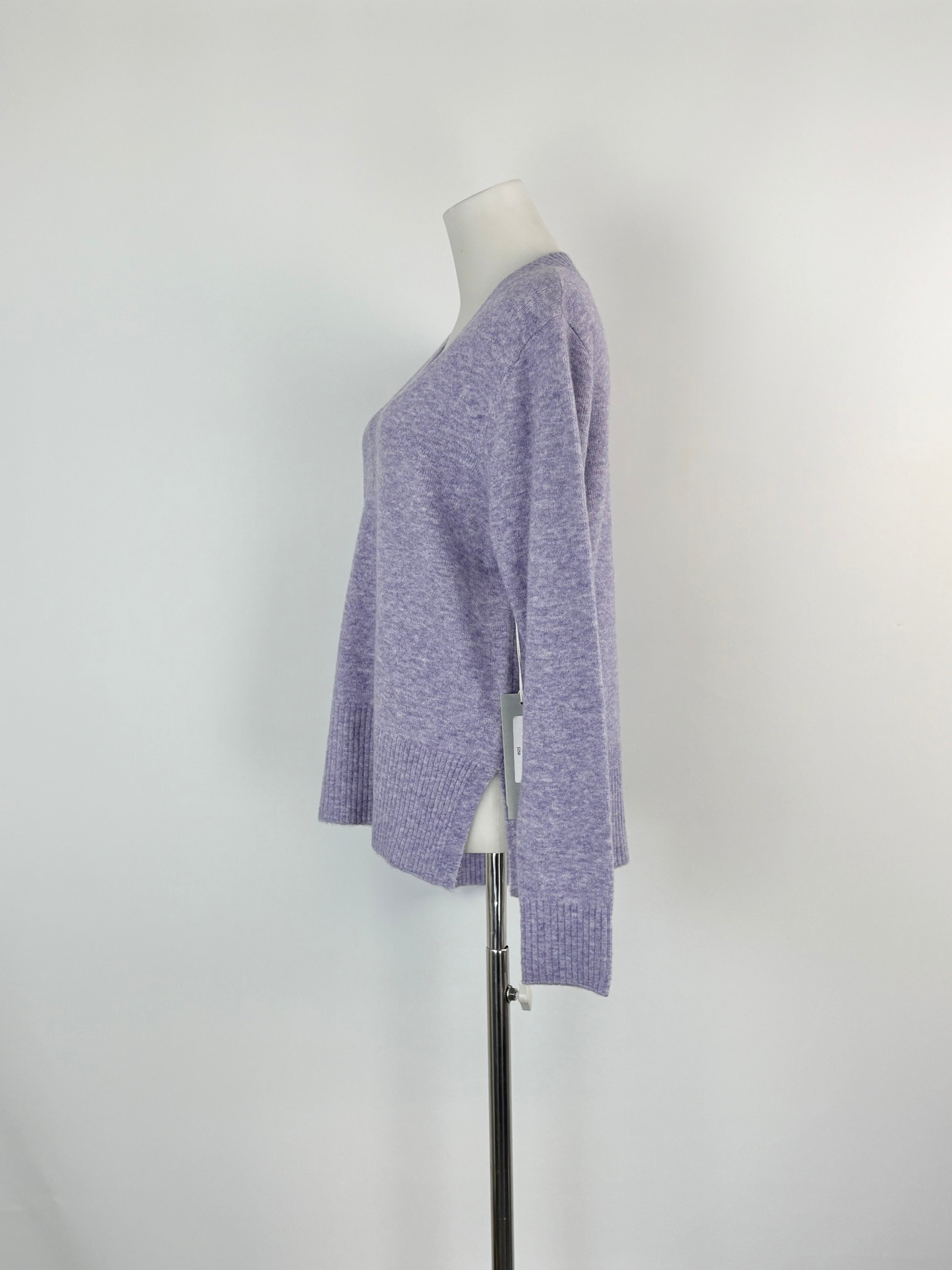 Verge Lavender Wool-Knit 'Cosmic' Sweater - AU8