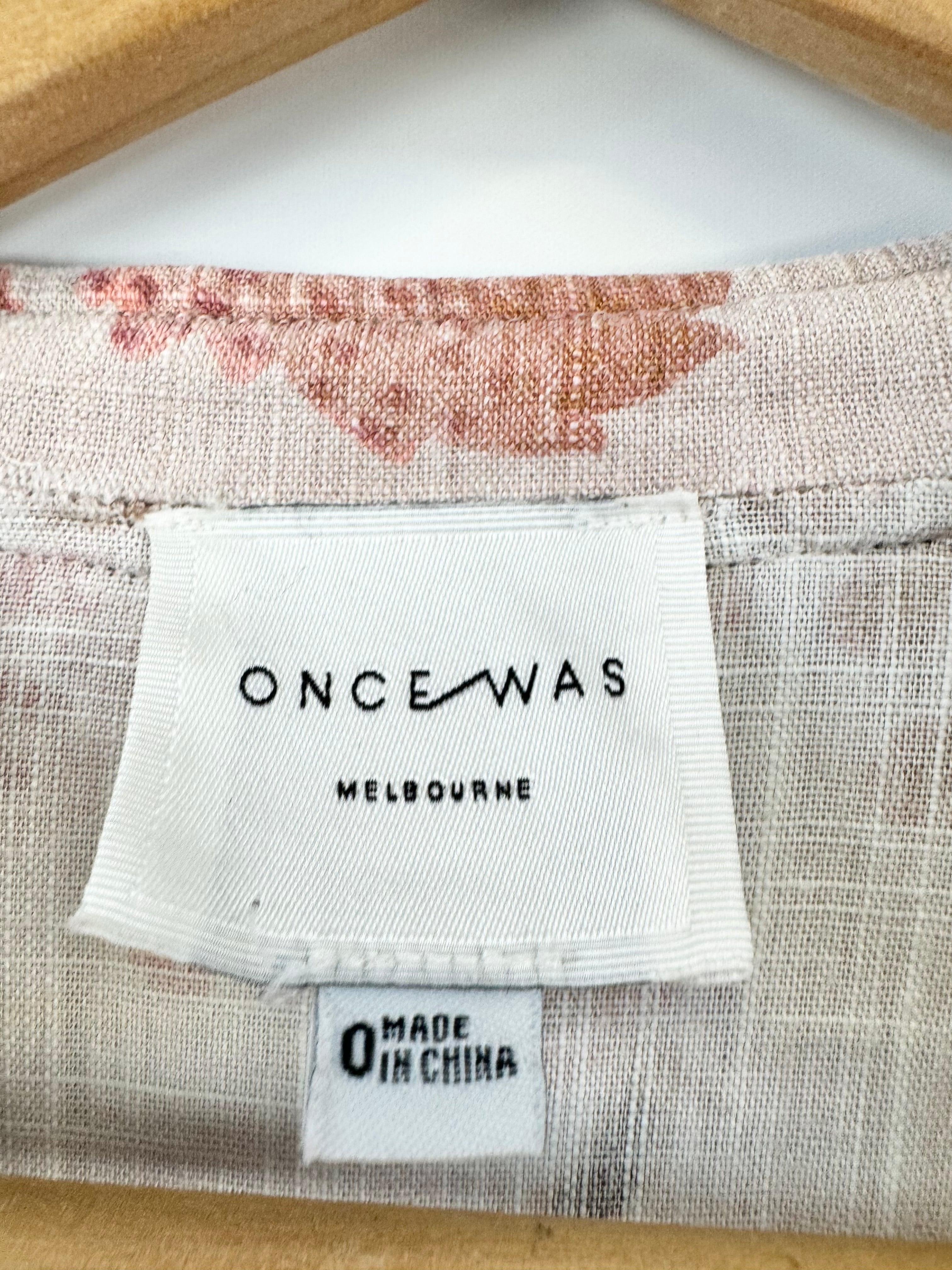 Once/Was Pink Floral Midi Dress - AU8