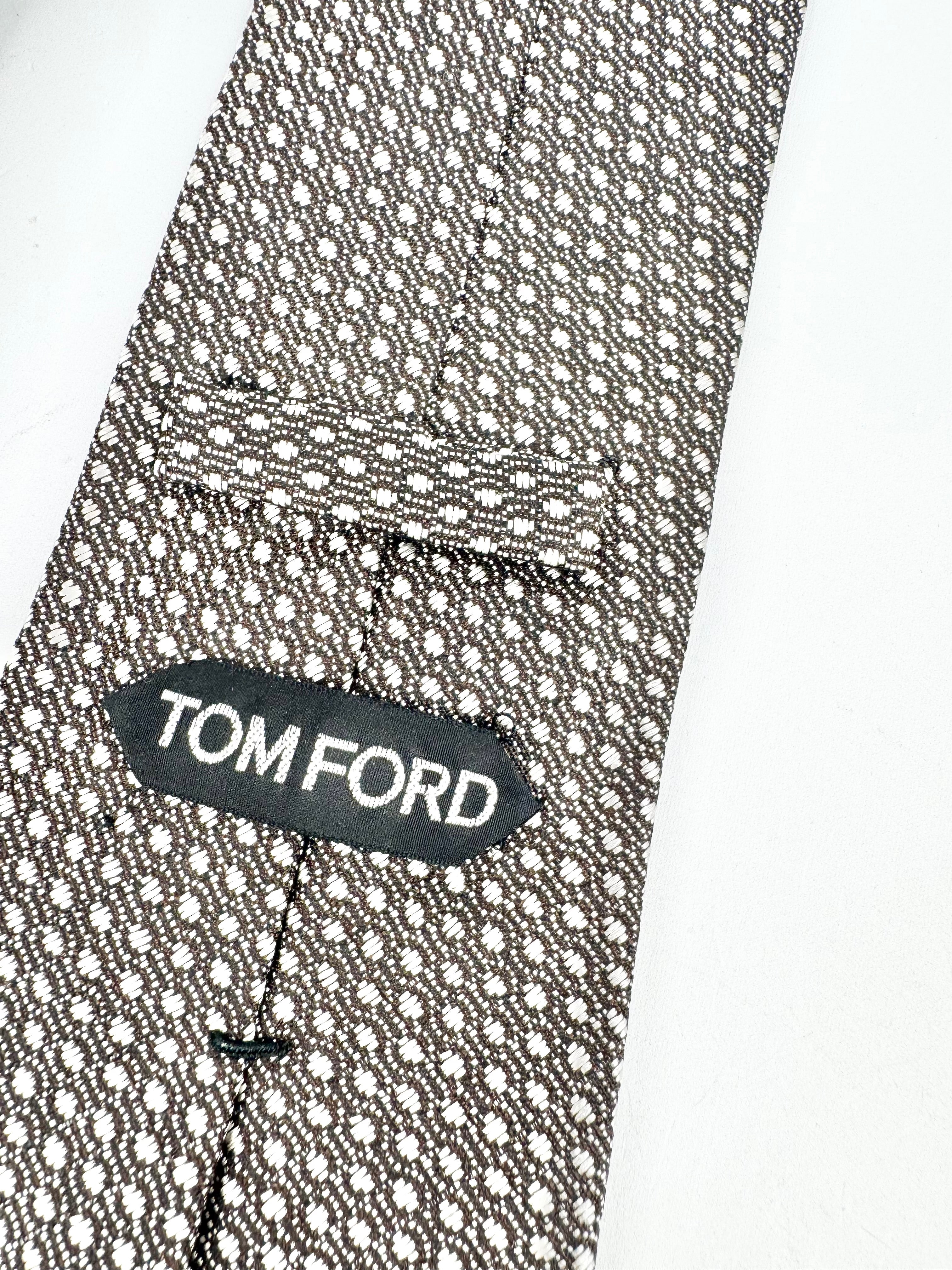 Tom Ford Silvery Silk Tie