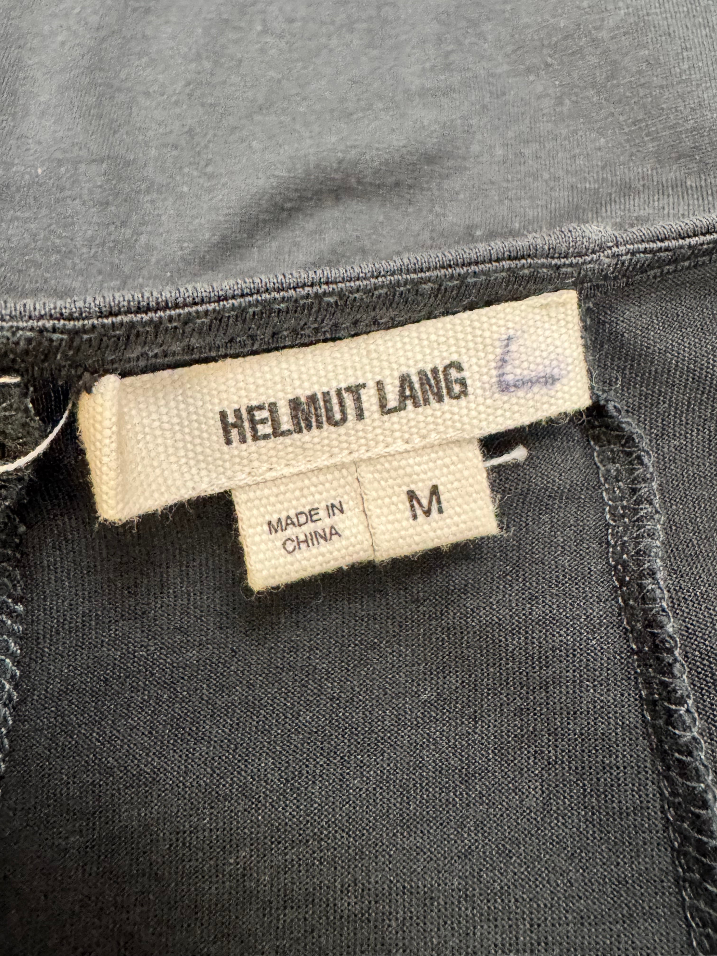 Helmut Lang Dark Blue Silk Jersey Draped Midi Dress - AU10/12