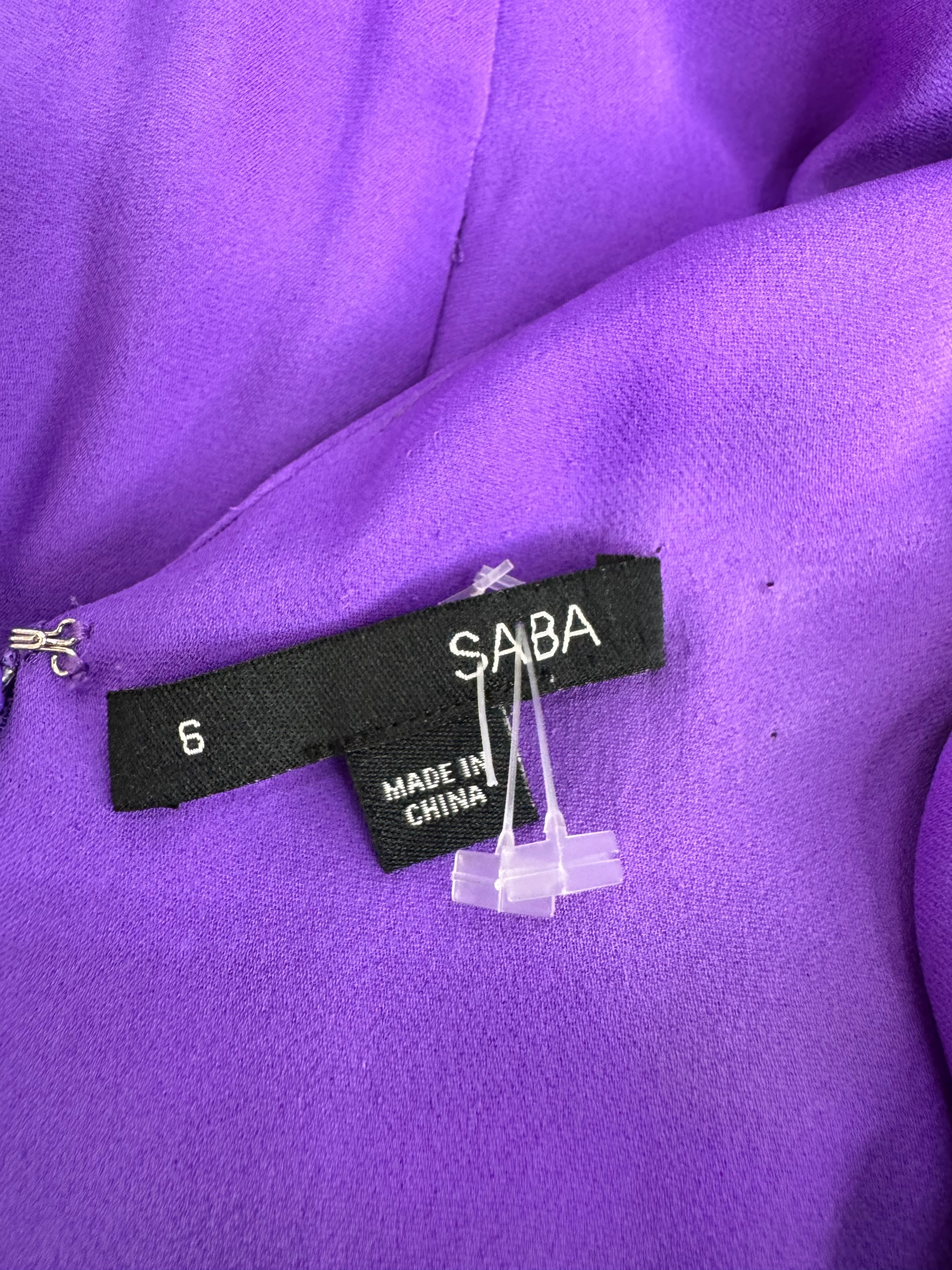 Saba Violet Babydoll Dress - AU6