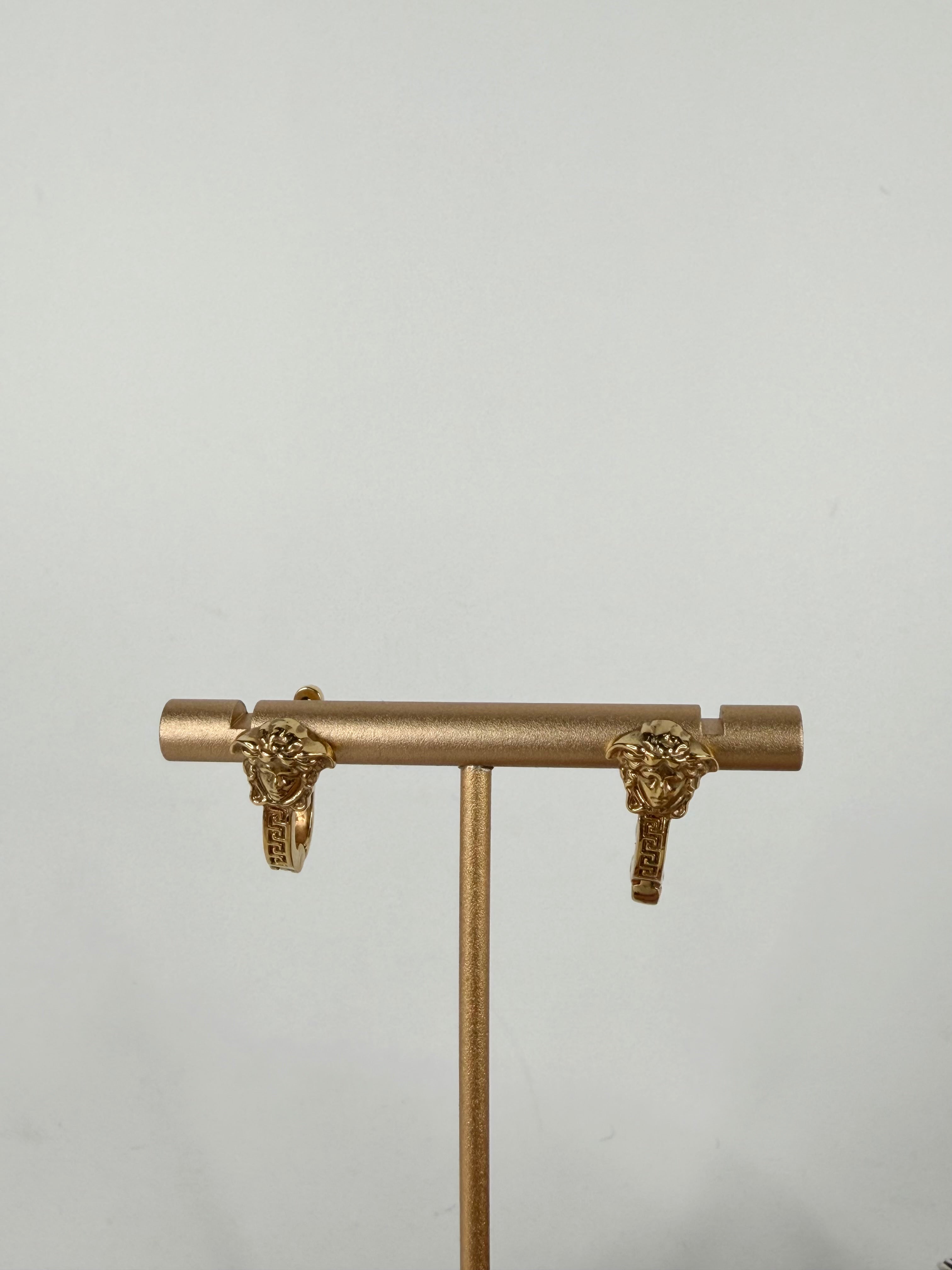 Versace La Medusa Gold Toned Earrings