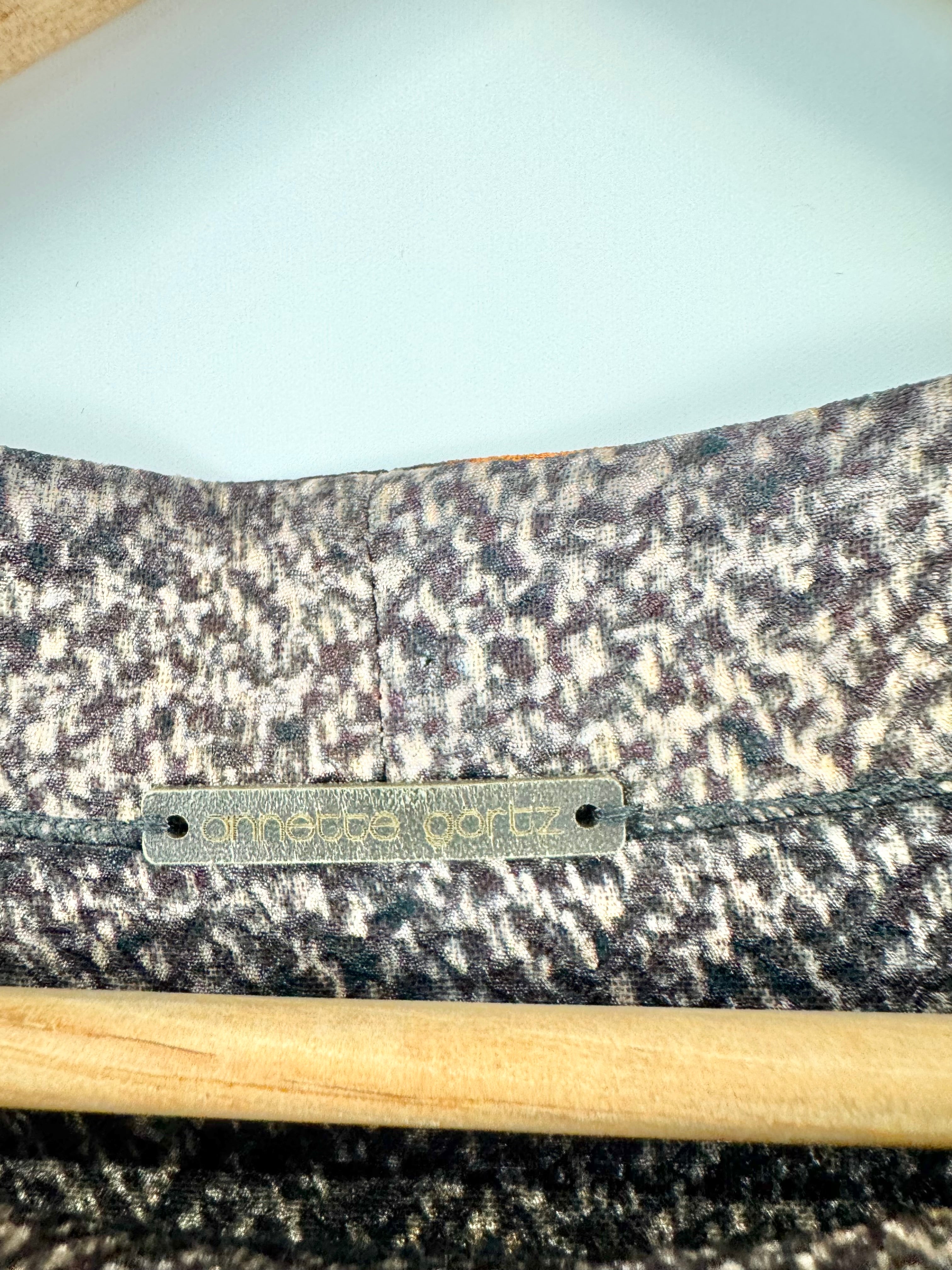 Annette Görtz Black Textured Tunic Dress - AU8/10