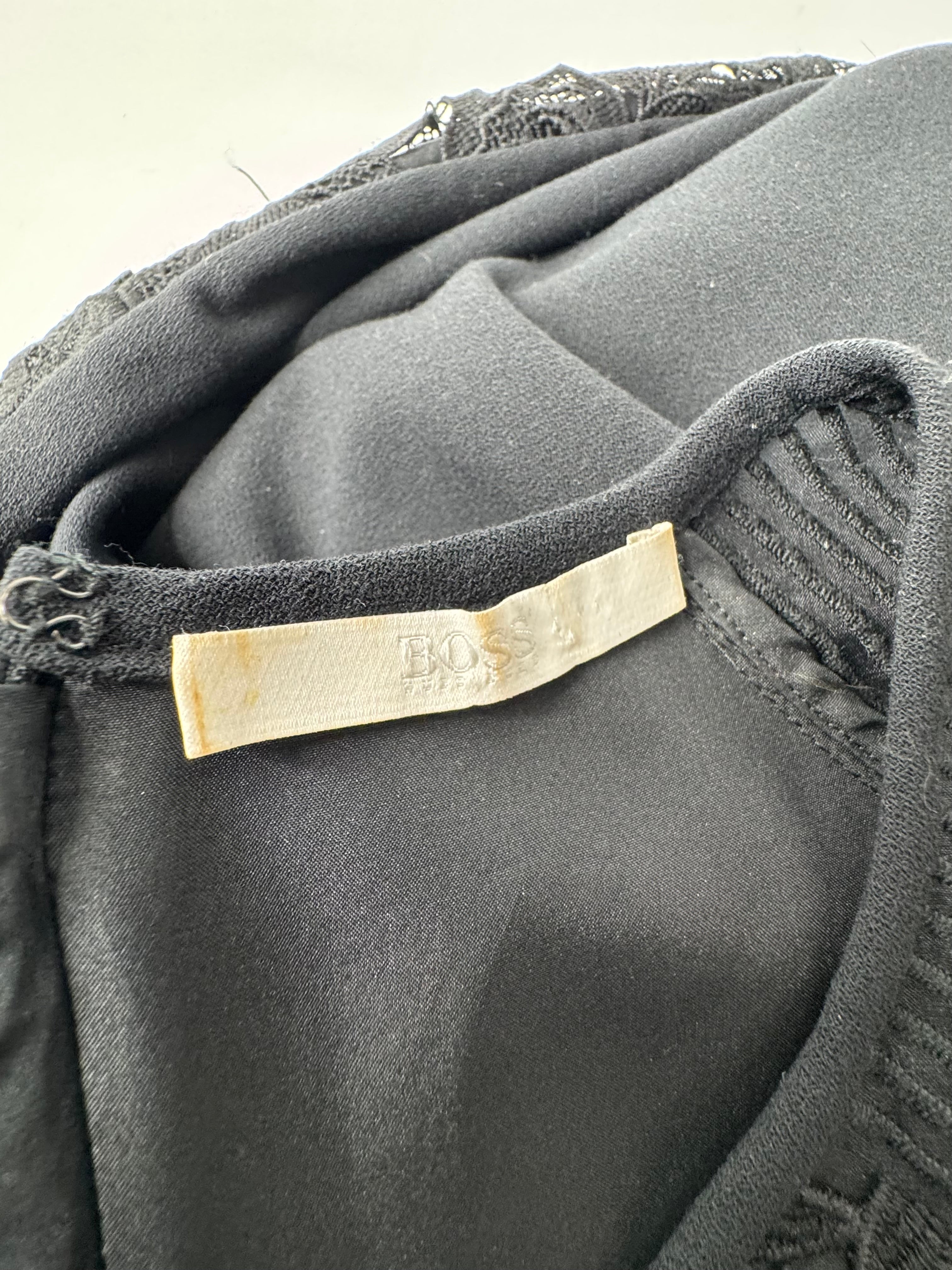 Hugo Boss Black Lace Appliqué 'Desimi' Dress - AU10