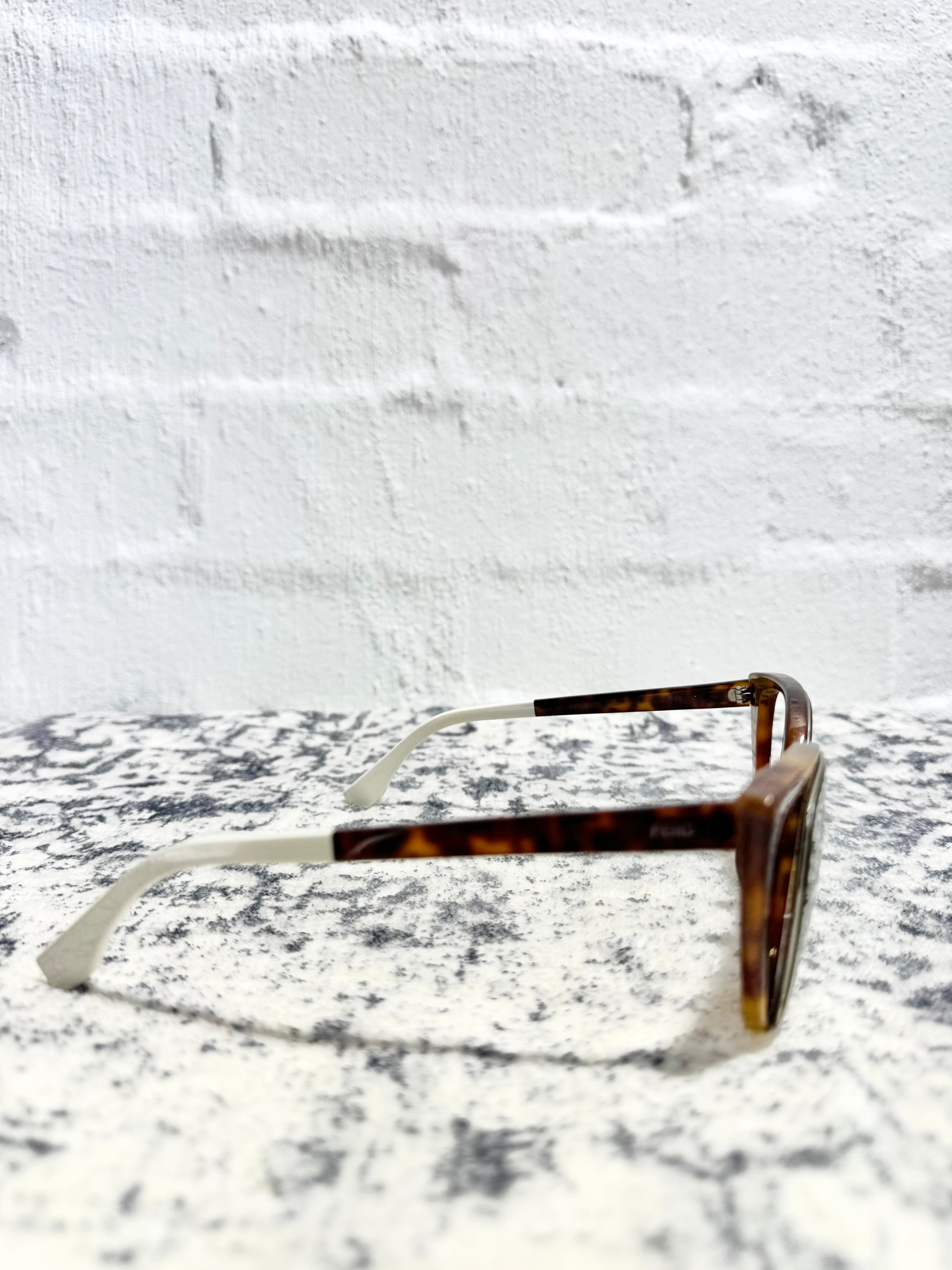 Fendi FF0136/S Havana Butterfly Sunglasses