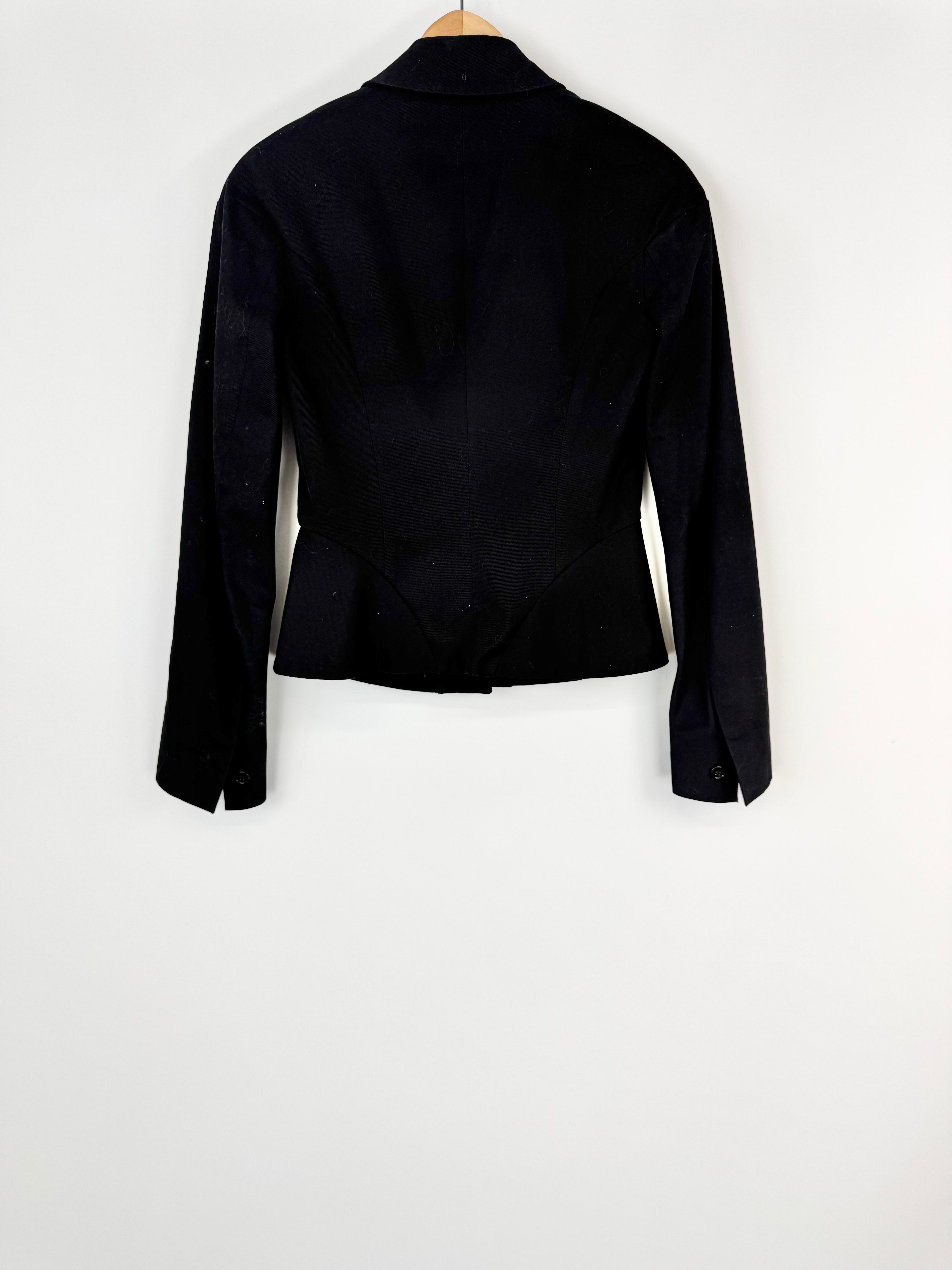 McQ by Alexander McQueen Black Flared Blazer - AU8/10