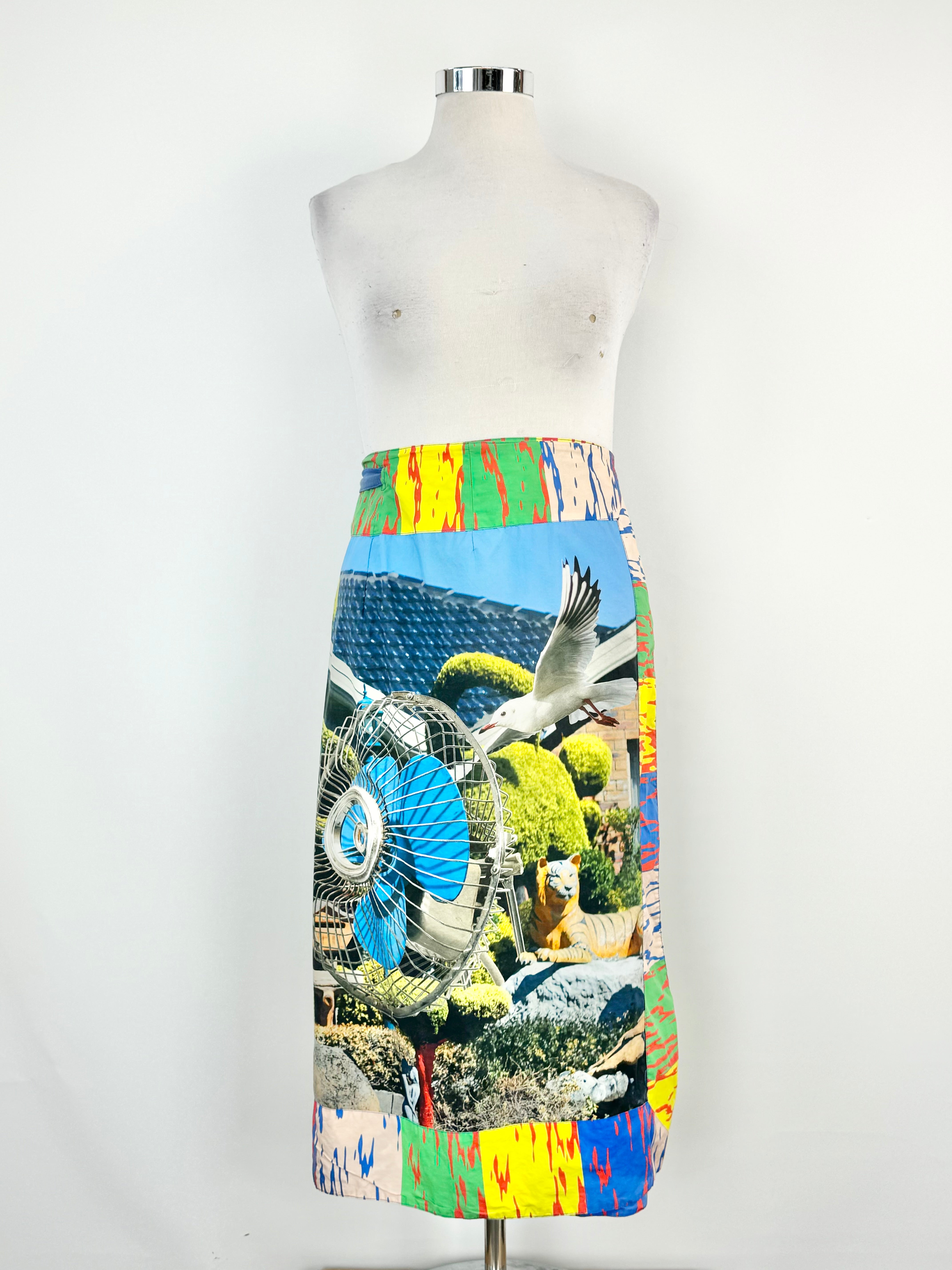 Verner Handsome Seagull Sarong Style Skirt - AU10/12