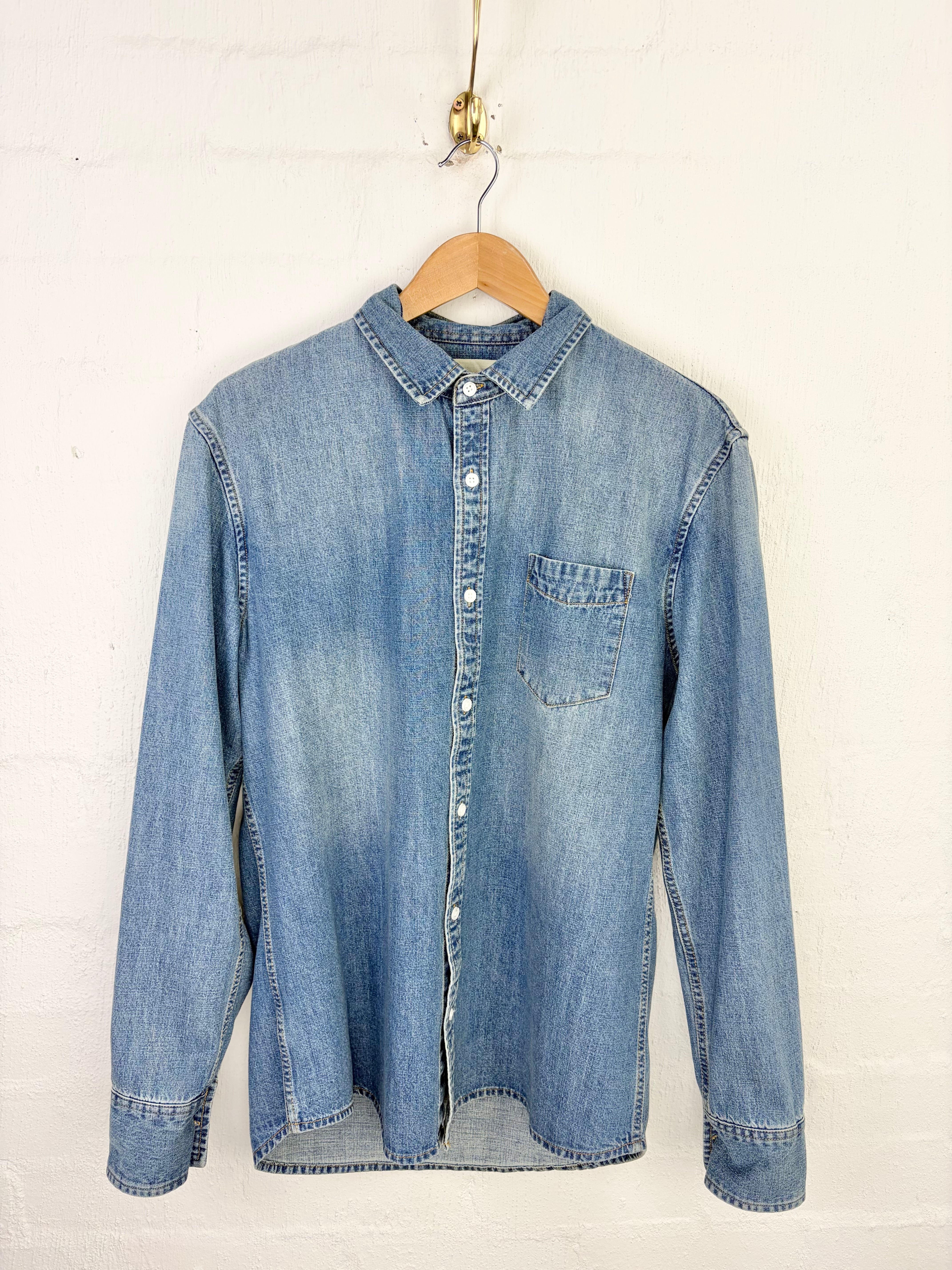 Flannel Blue Denim Shirt - AU12
