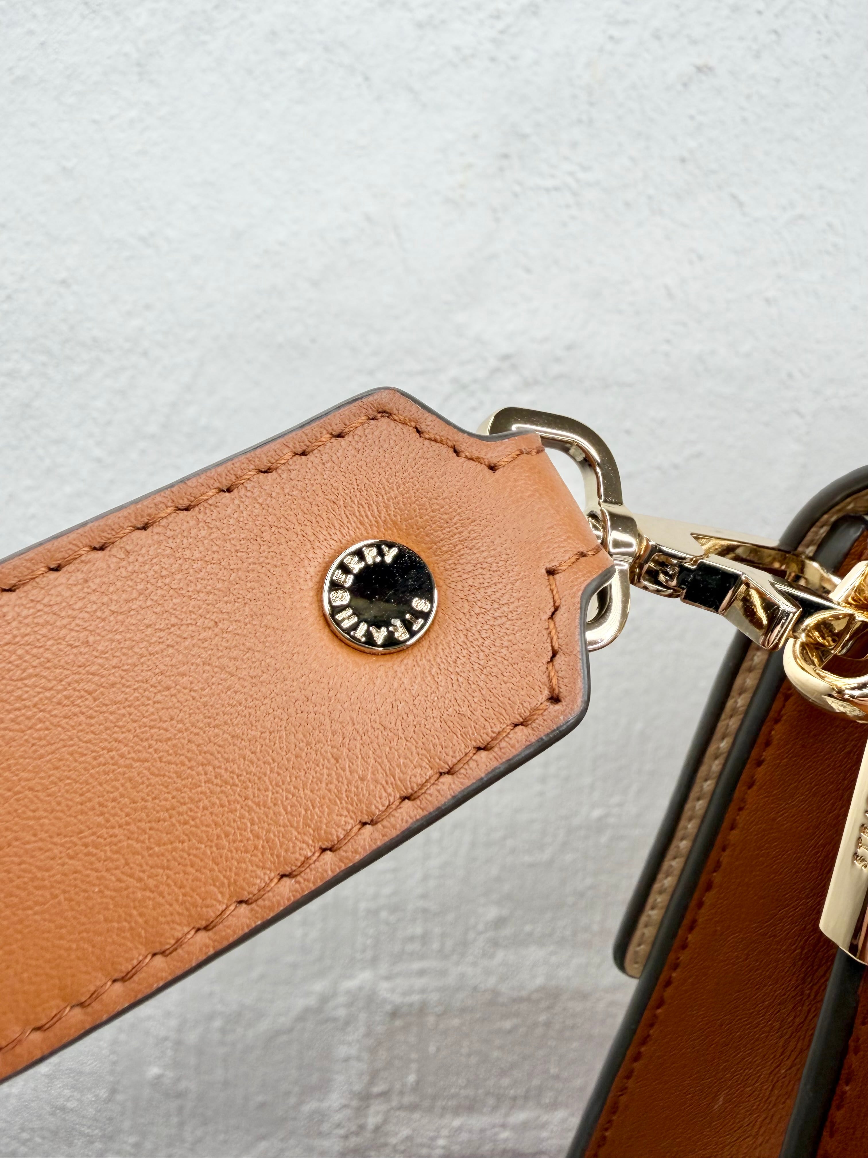 Strathberry Two-tone Leather Top Handle & Cross Body Bag