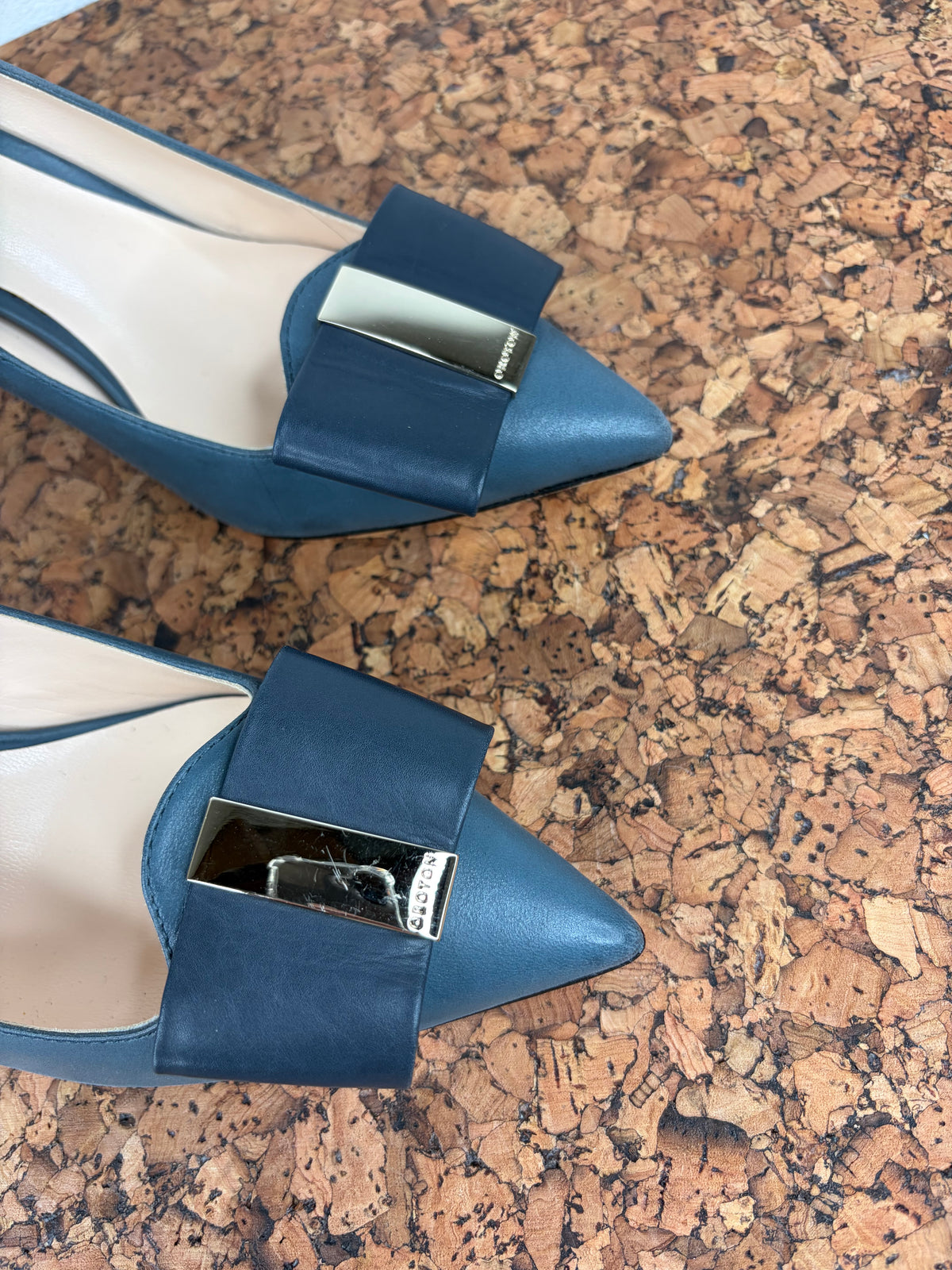 Oroton Steel Blue Pumps - EU39