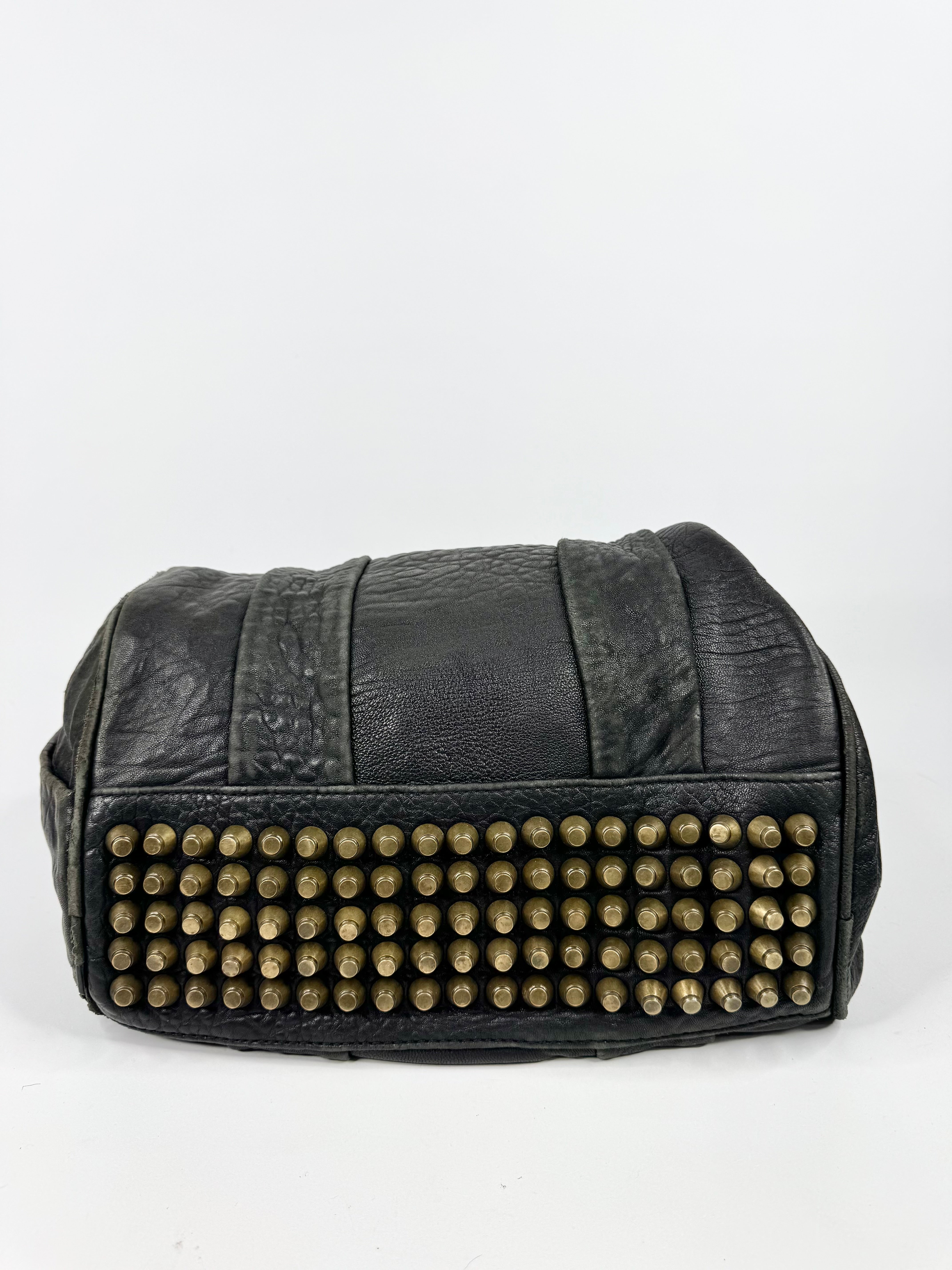 Alexander Wang Black Distressed Rocco Bag