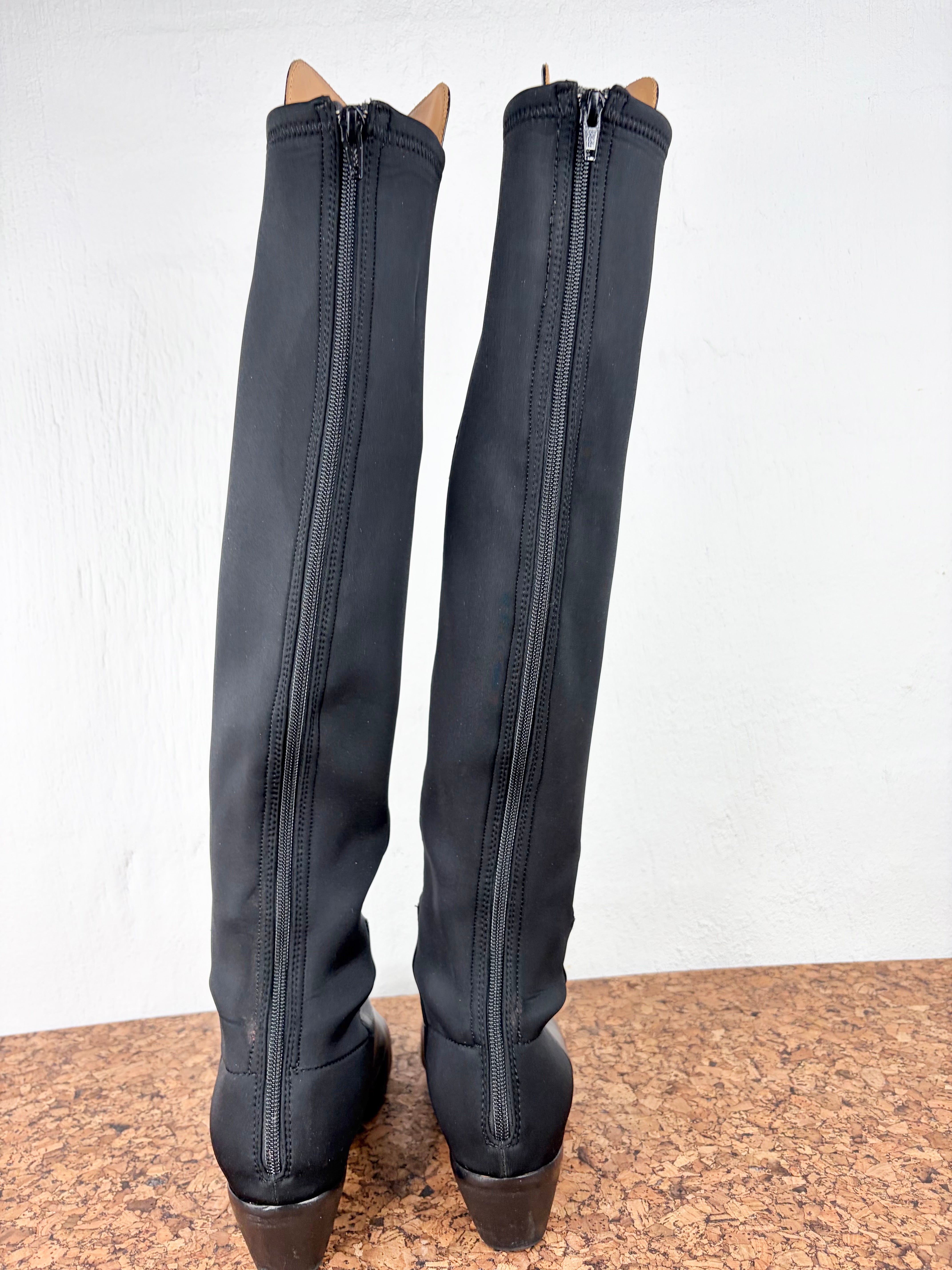 Bared Footwear Long Black Boot - EU40