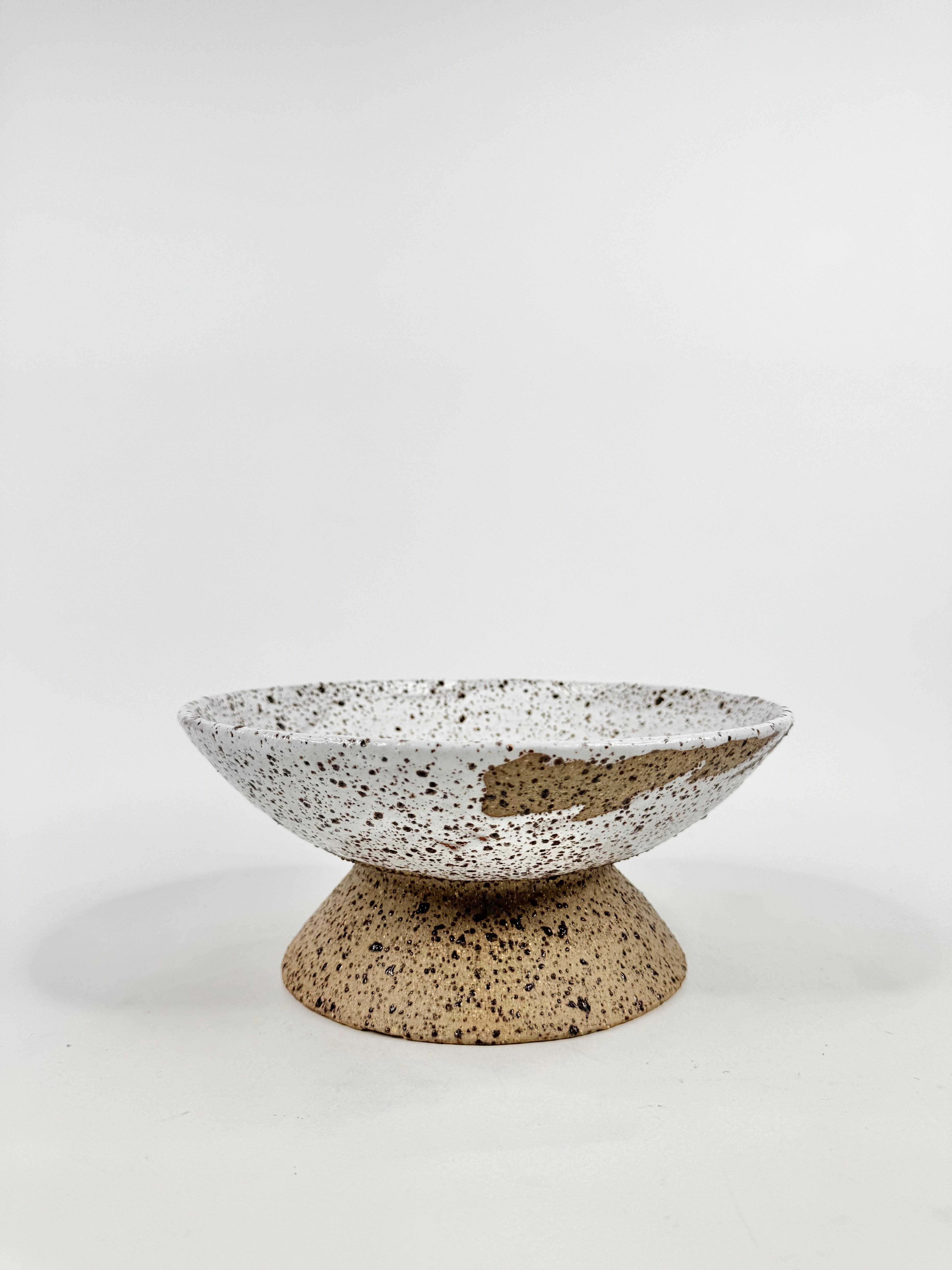 Speckled Raku Clay Bowl