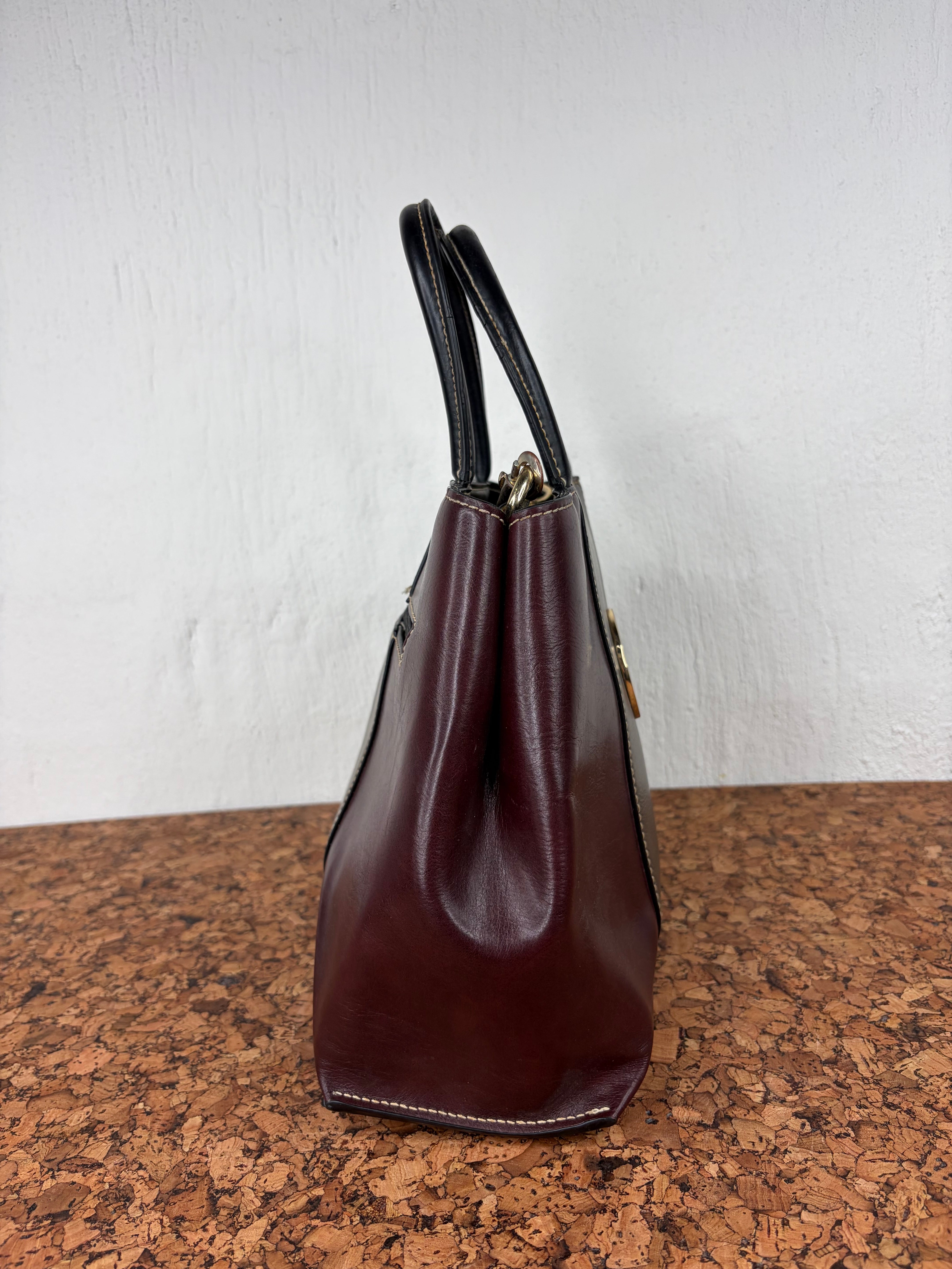 Gianibernini Vintage Tricolour Handbag