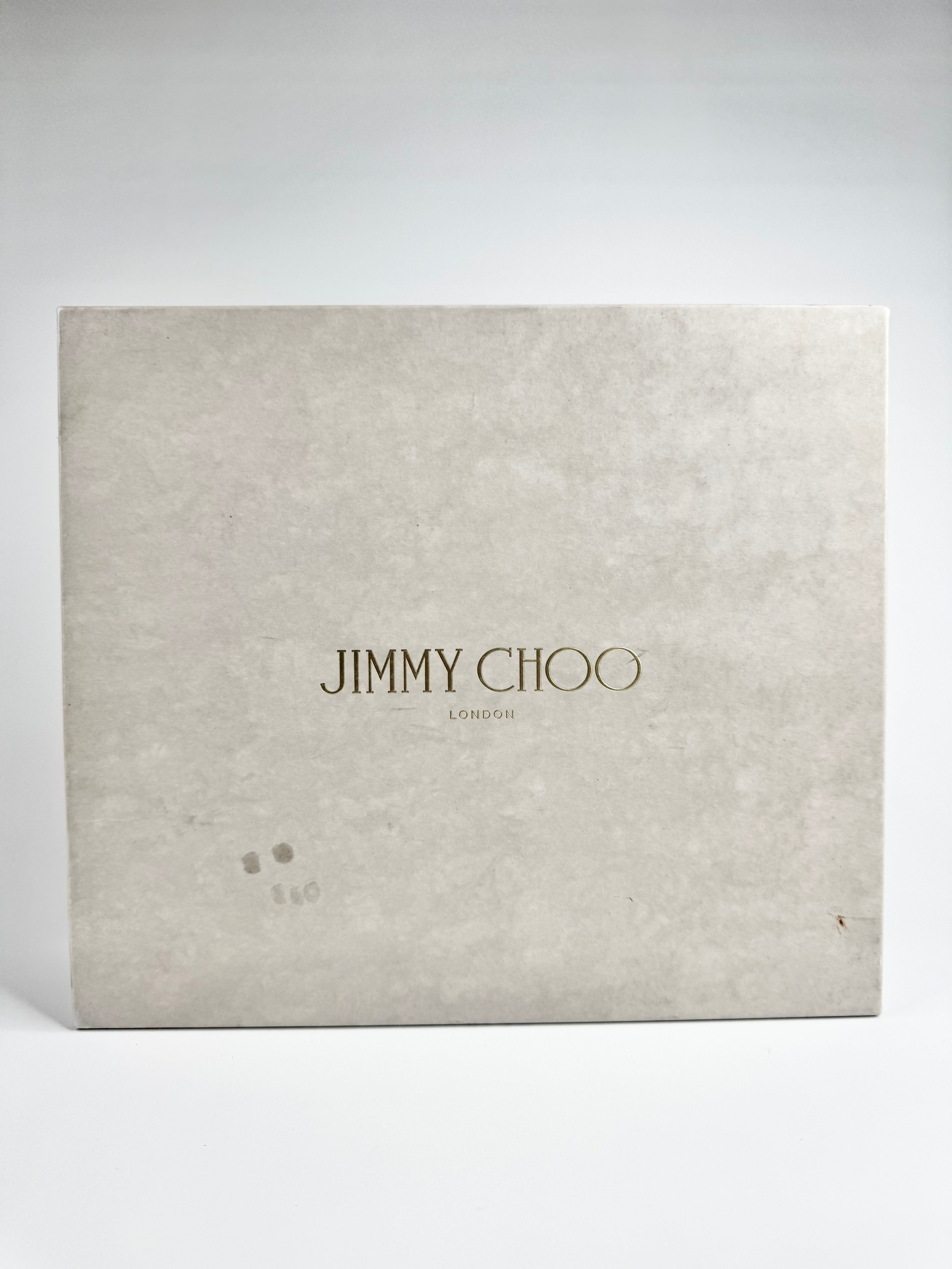 Jimmy Choo Black Grained Leather 'Liesel' Ankle Boots - EU36