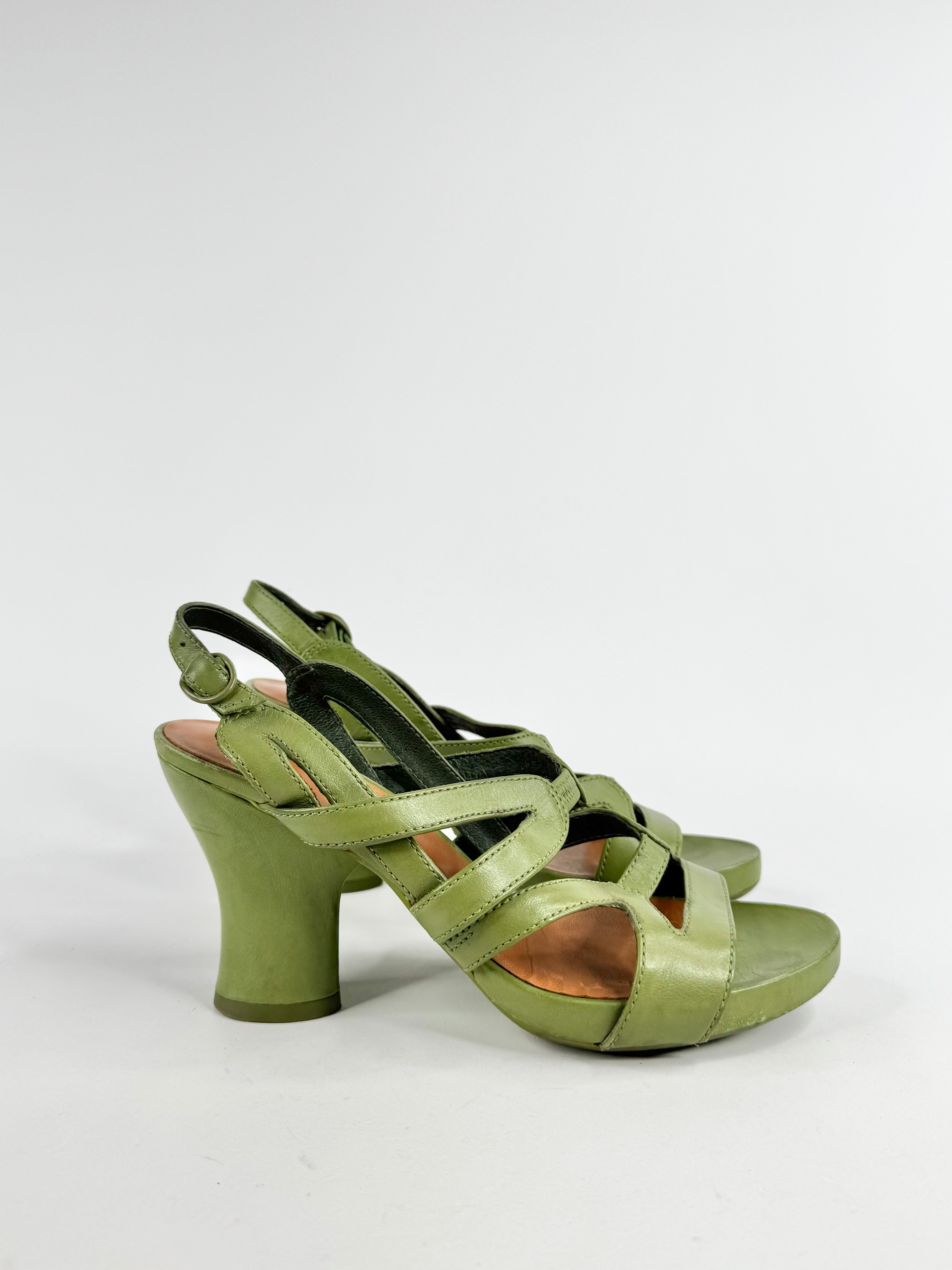 Camper Olive Green Pumps - EU36
