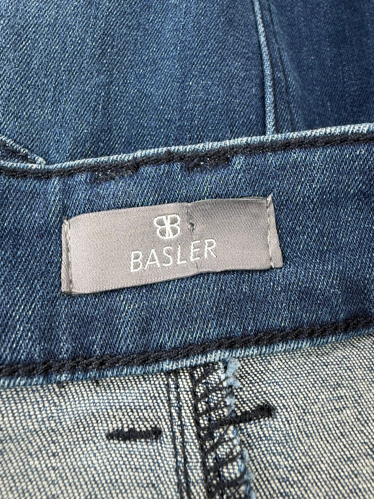 Basler Dark Blue Denim Pencil Skirt NWT - AU18
