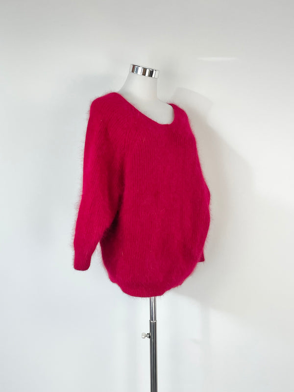 Ba&sh Scarlet Red 'Blessing' Knitted Sweater - AU10