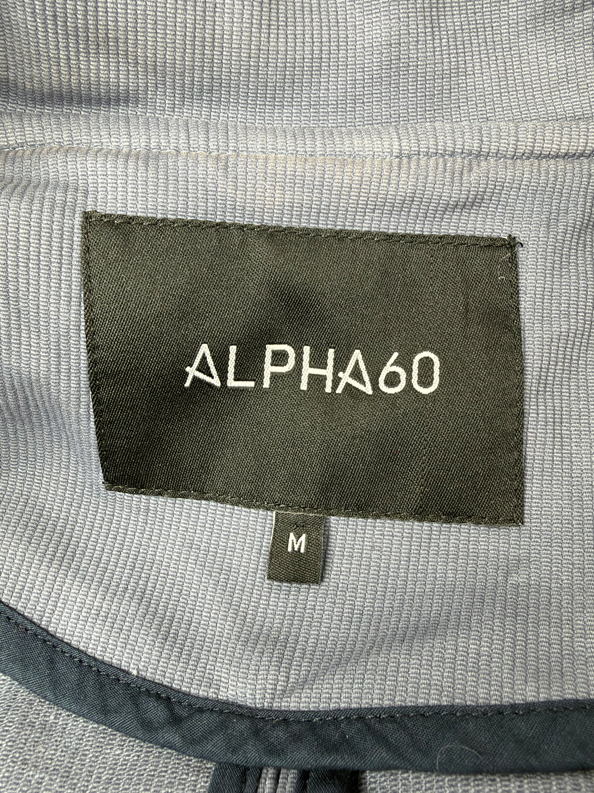 Alpha60 Stone Blue Belted Trench Coat - AU10/12