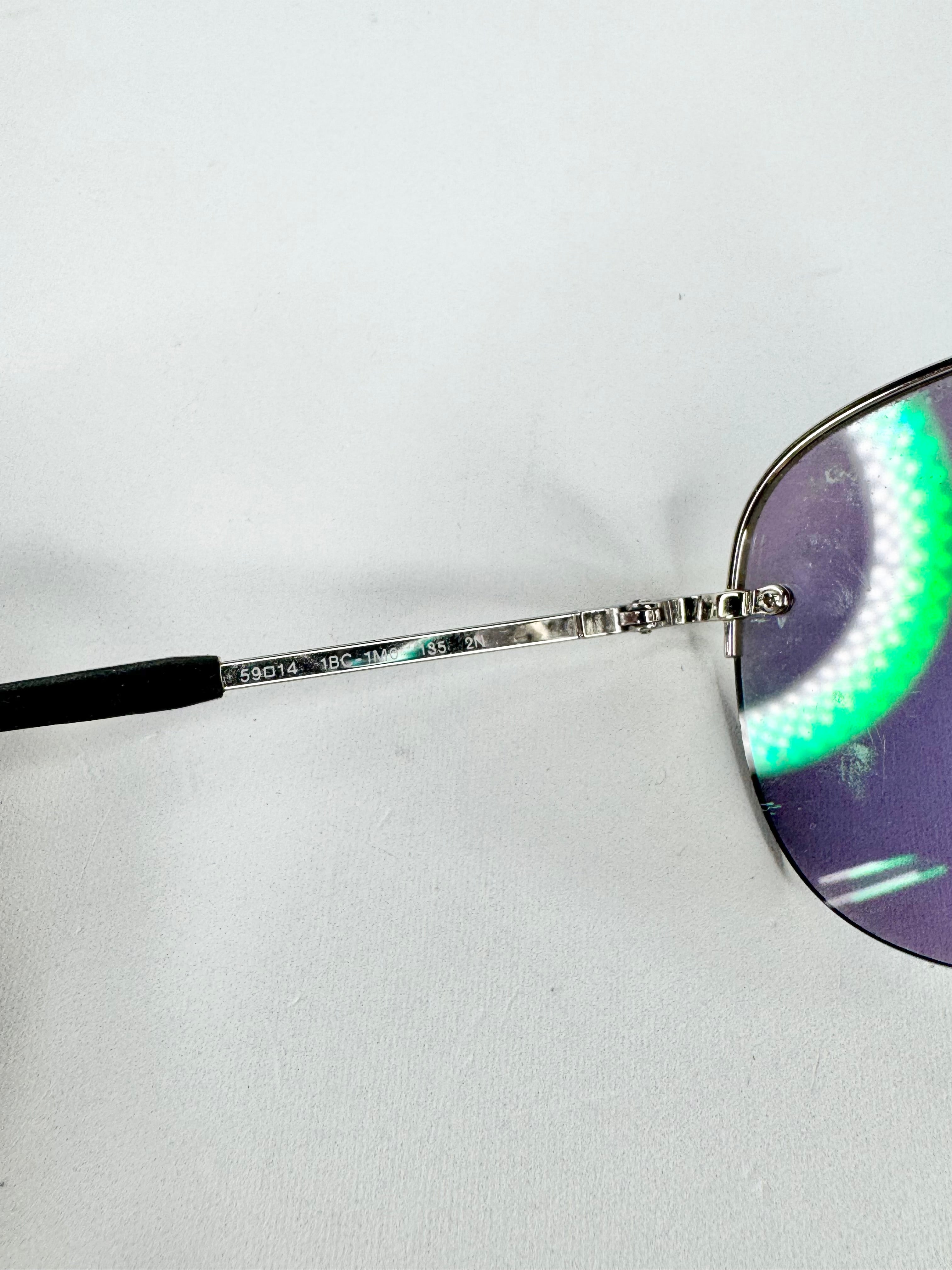 Prada Linea Rossa Blue Mirrored Sunglasses