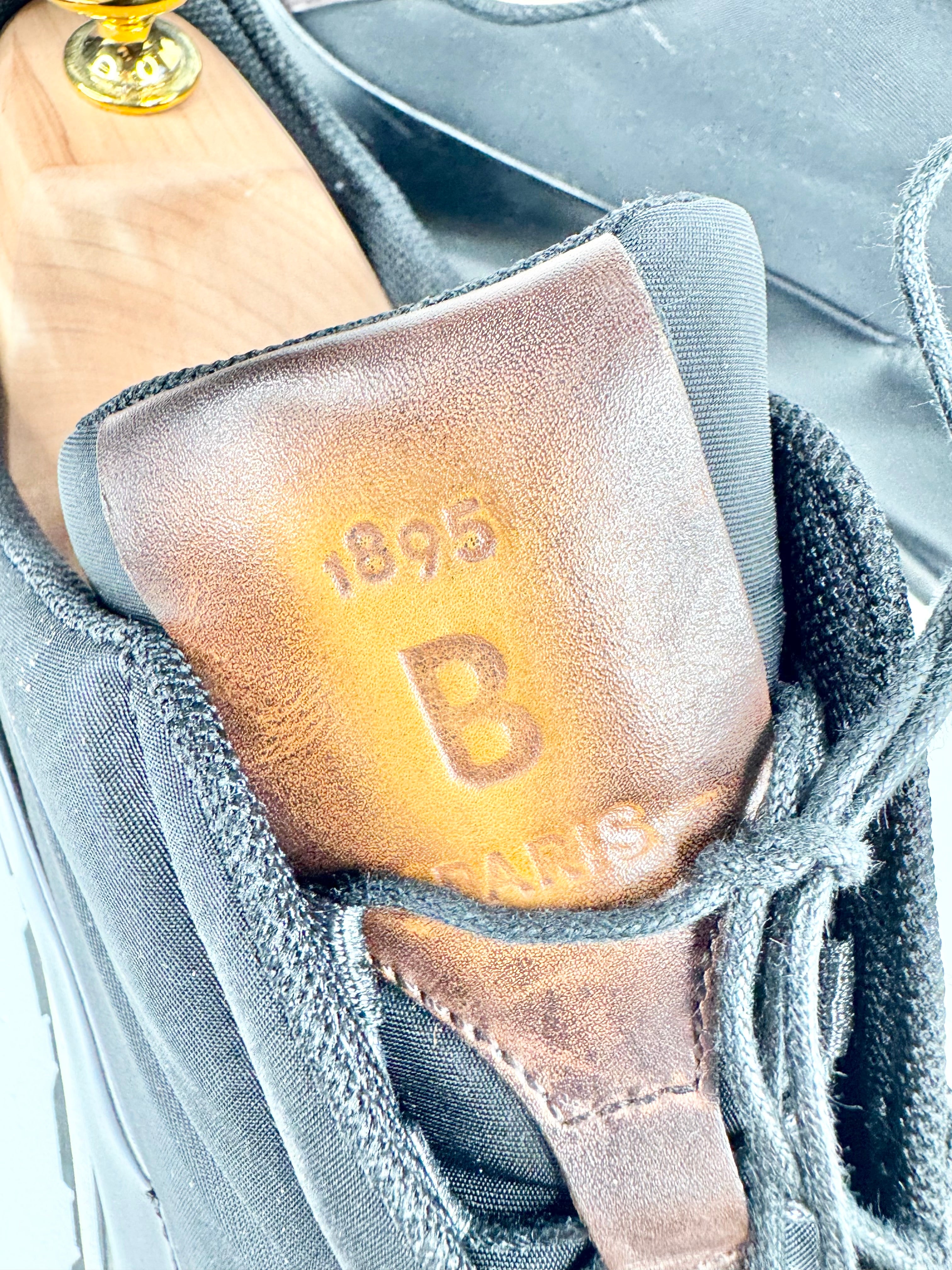 Berluti Black 'Fast Track' Leather Sneakers - EU43.5