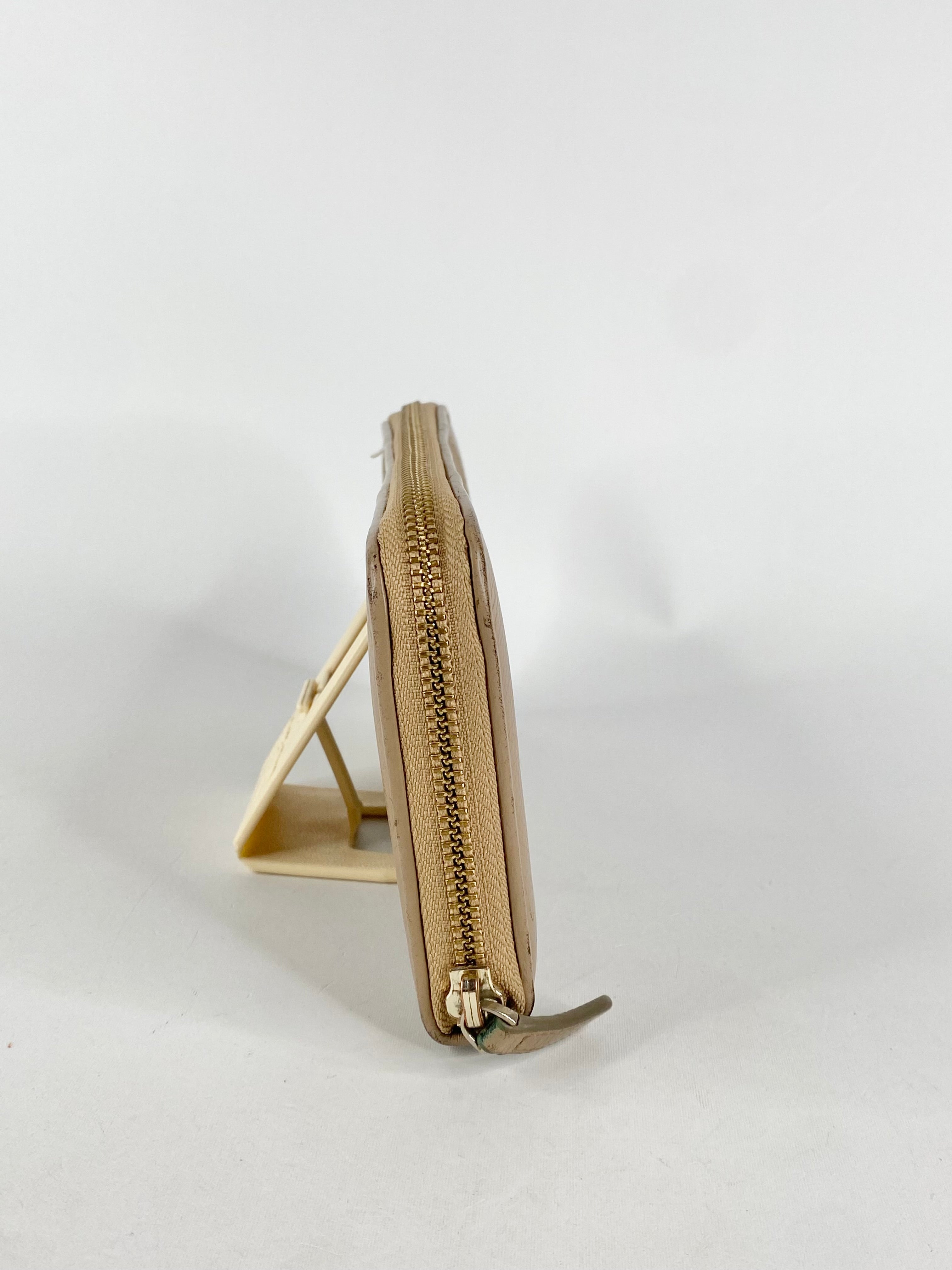 Oroton Soft Beige Monogram Wallet