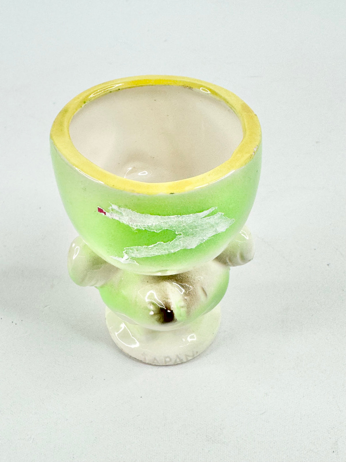 Mid Century Green Chick Egg Cup