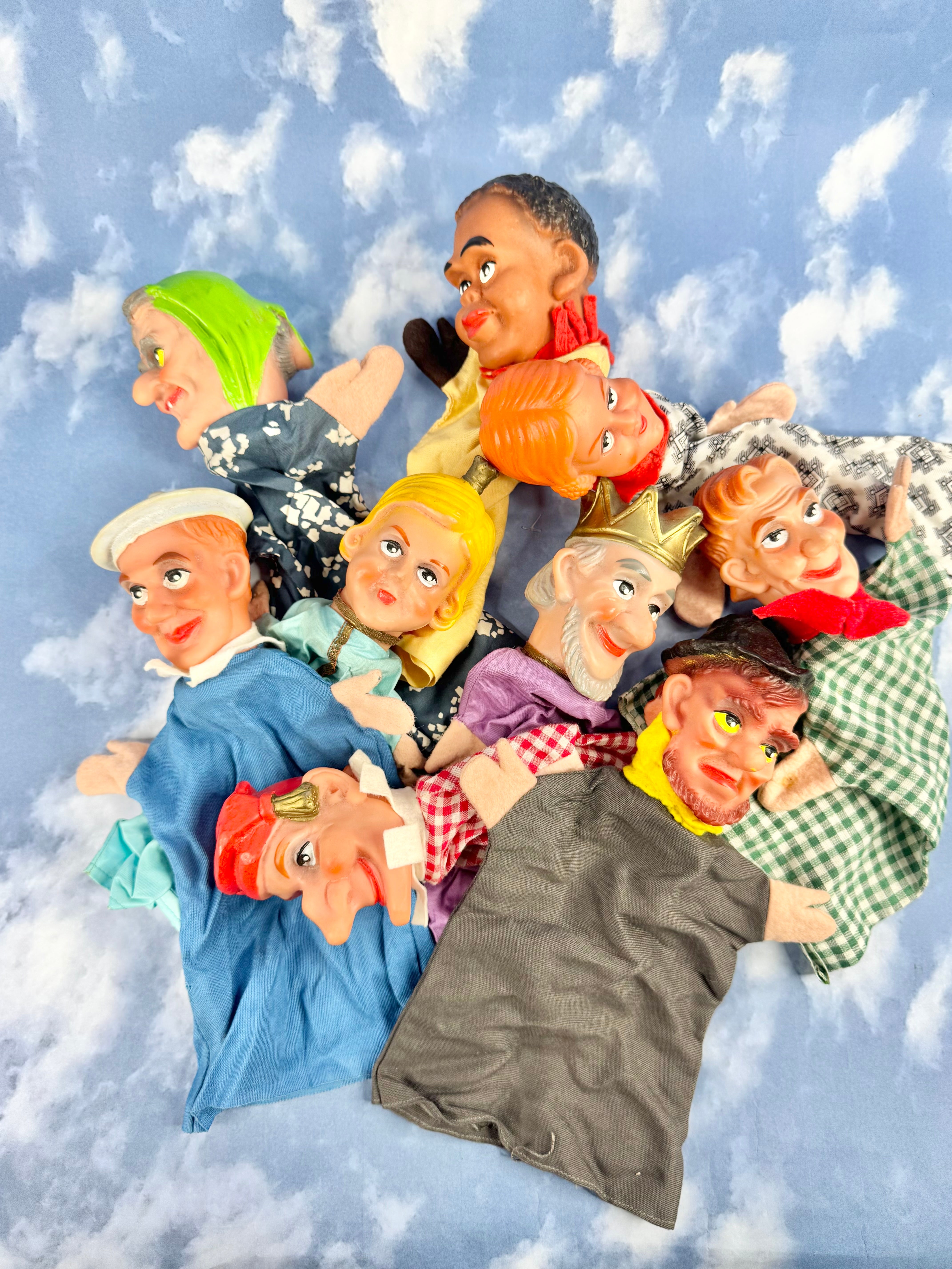 Set of 9 Hand Puppets