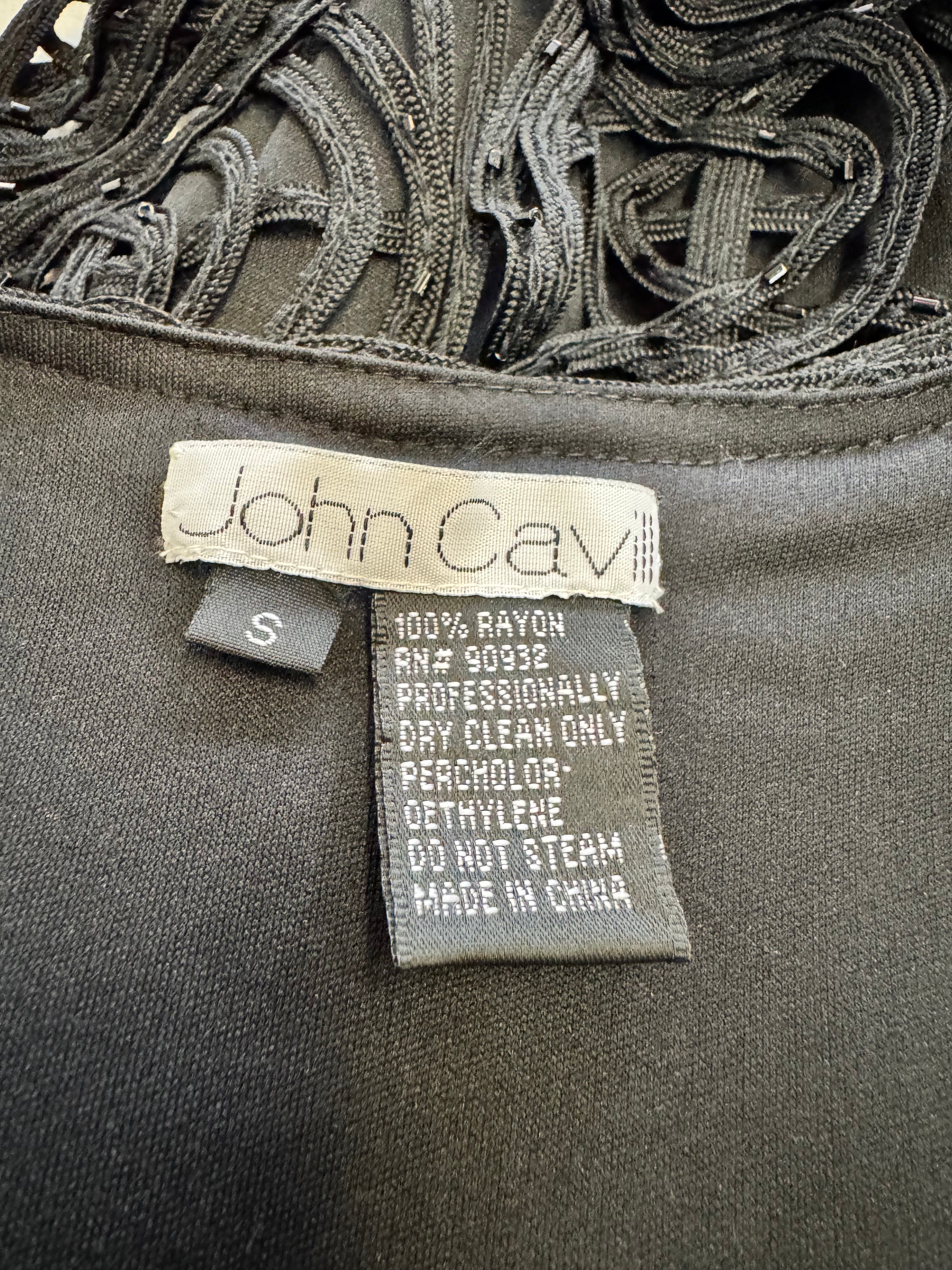 John Cavill Rope Detail Black Shift - AU8