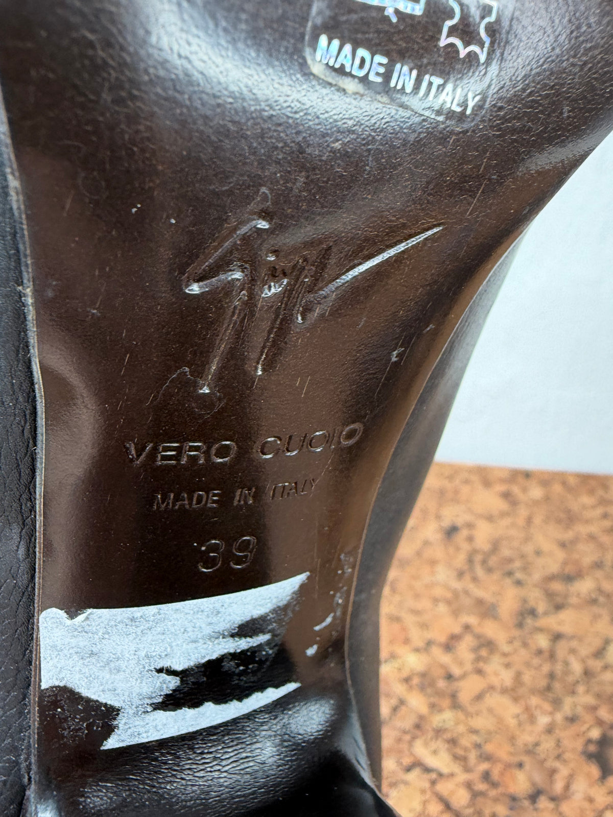 Giuseppe Zanotti Black Tear Drop Cut Out Pumps - EU39