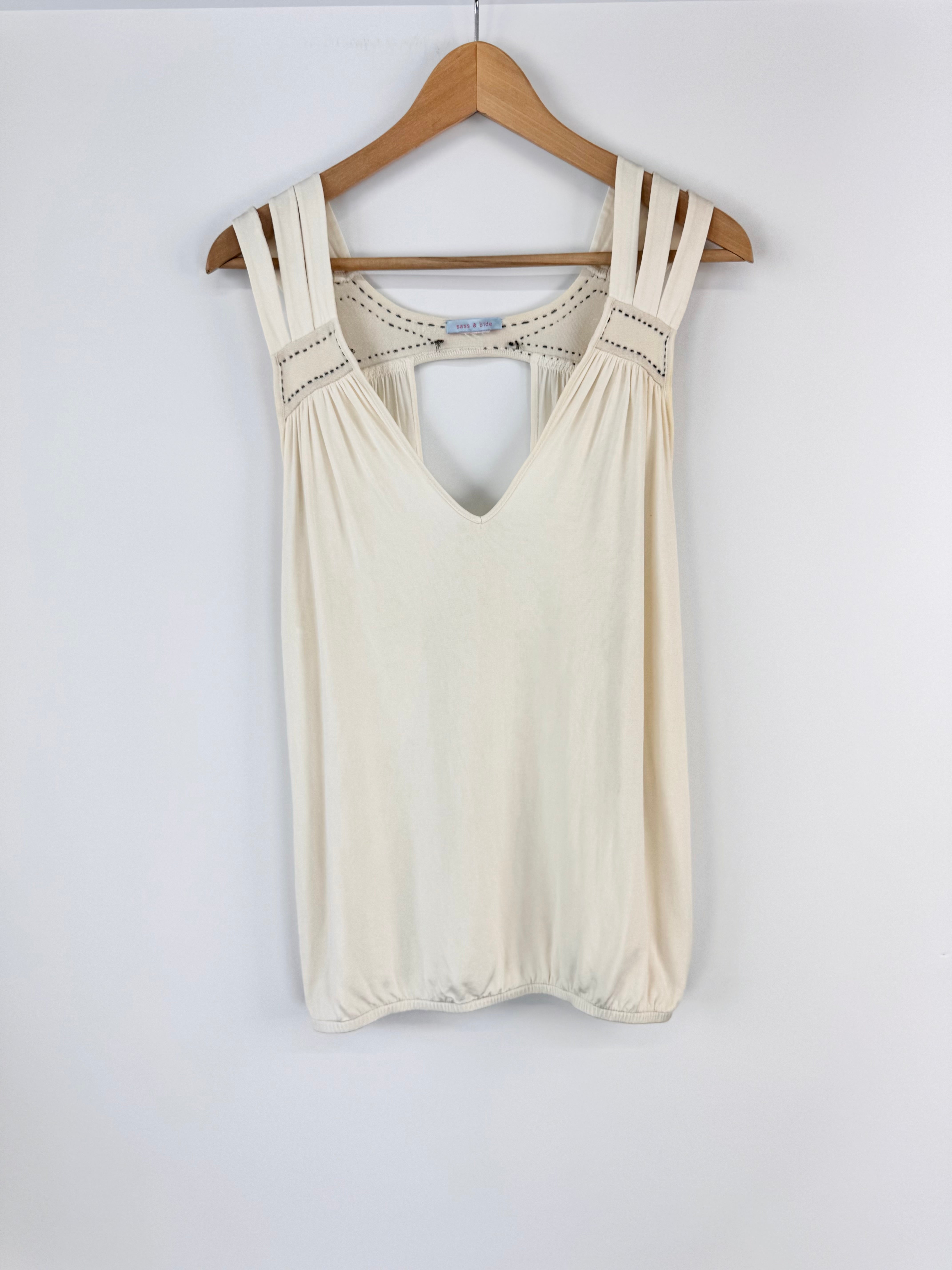 Sass & Bide White Vest - AU8/10